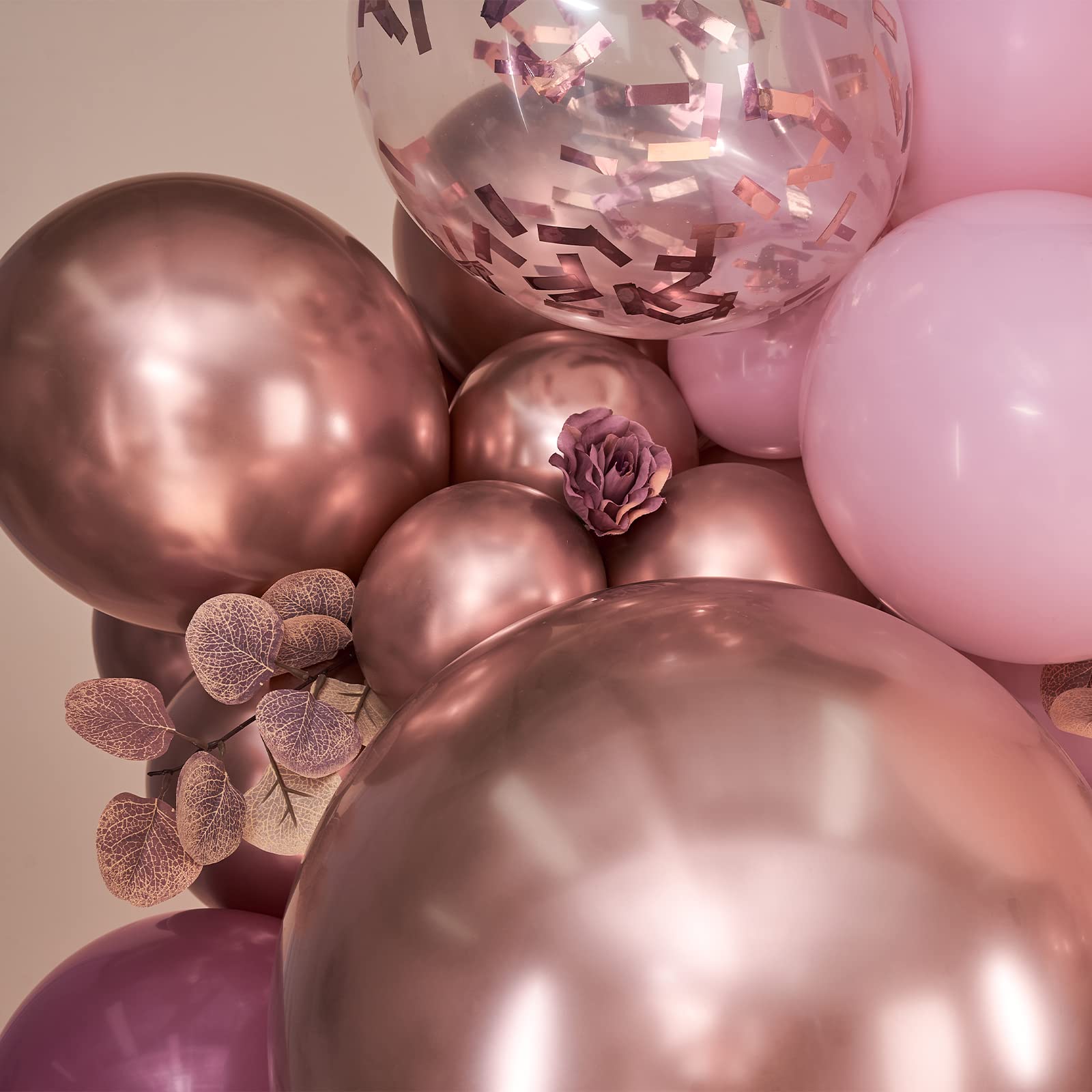 Foto 4 | Kit De Arco Con Forma De Globo Partywoo Dusty Rose Con 140 Piezas, Color Rosa - Venta Internacional.
