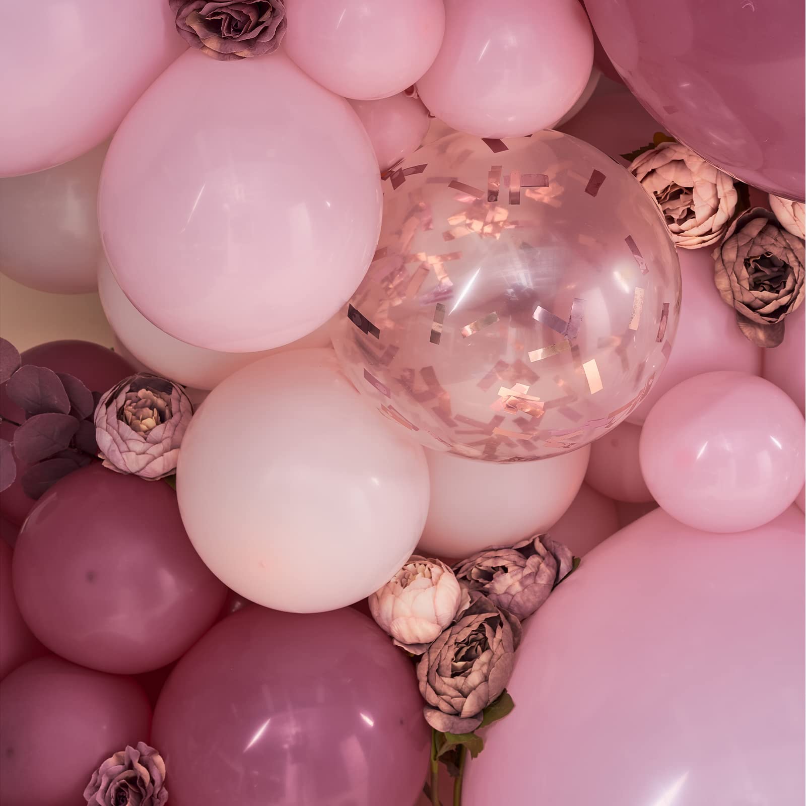 Foto 5 | Kit De Arco Con Forma De Globo Partywoo Dusty Rose Con 140 Piezas, Color Rosa - Venta Internacional.