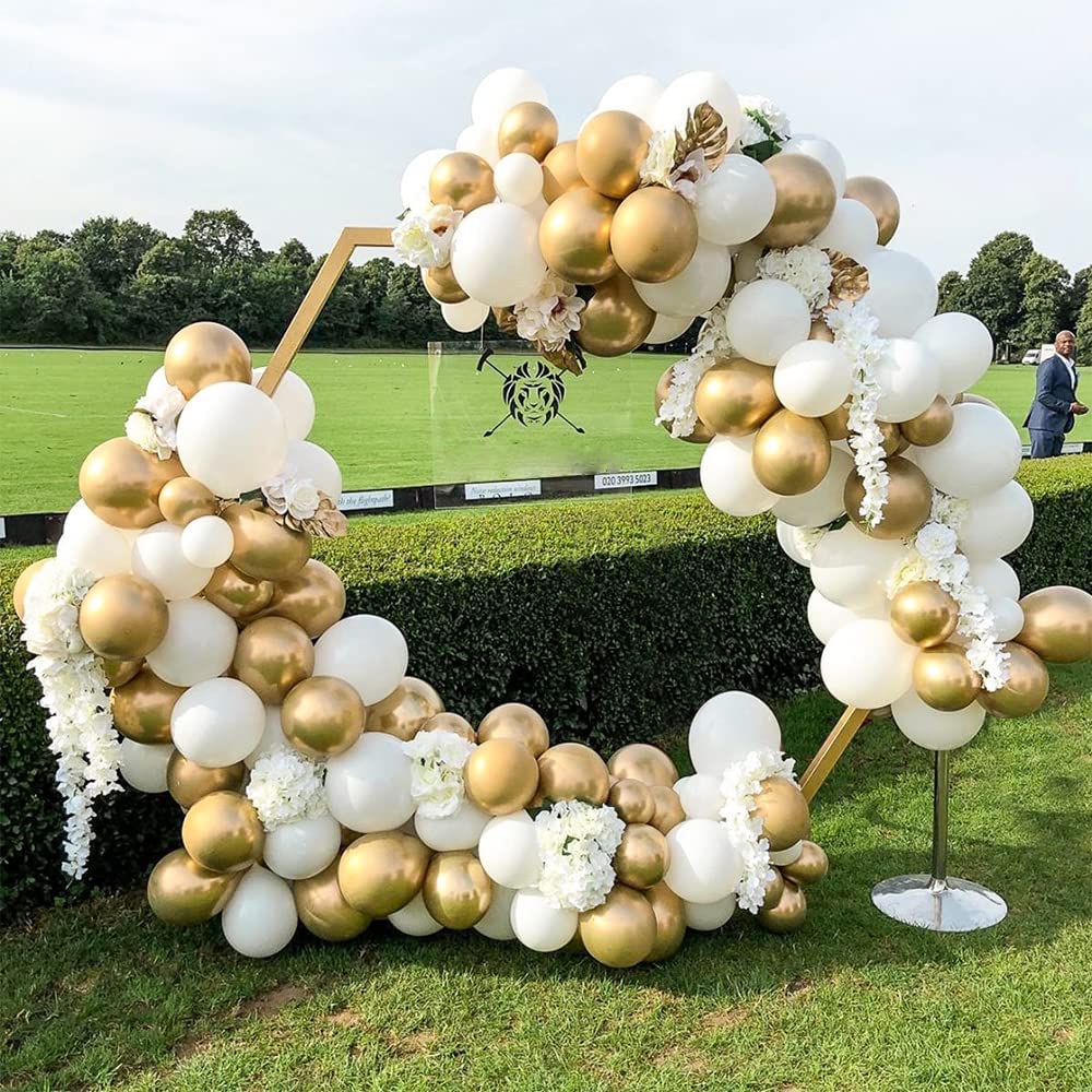 Foto 7 | Juego De Globos Rubfac Metallic Gold 92 Piezas Con Diferentes Tamaños - Venta Internacional.