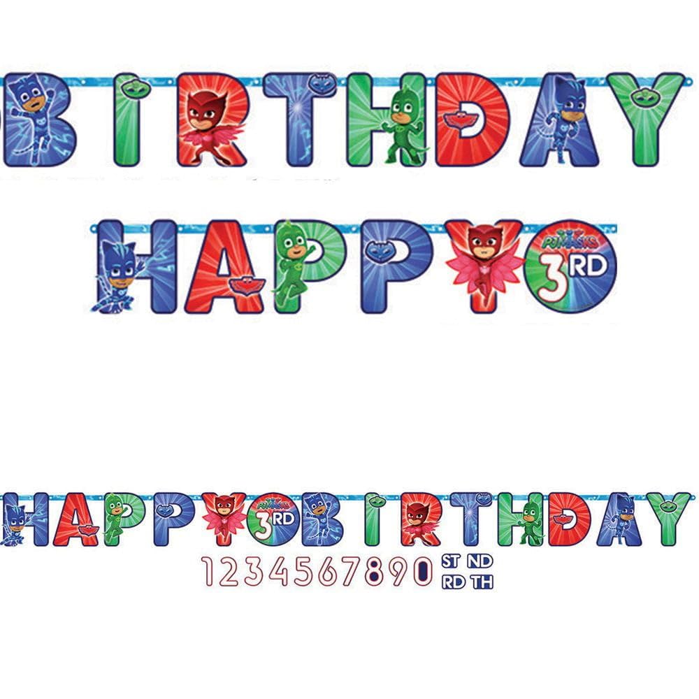 Foto 2 pulgar | Carta De Papel Gigante De Banner Amscan Pj Masks Add-an-age De Banner - Venta Internacional.