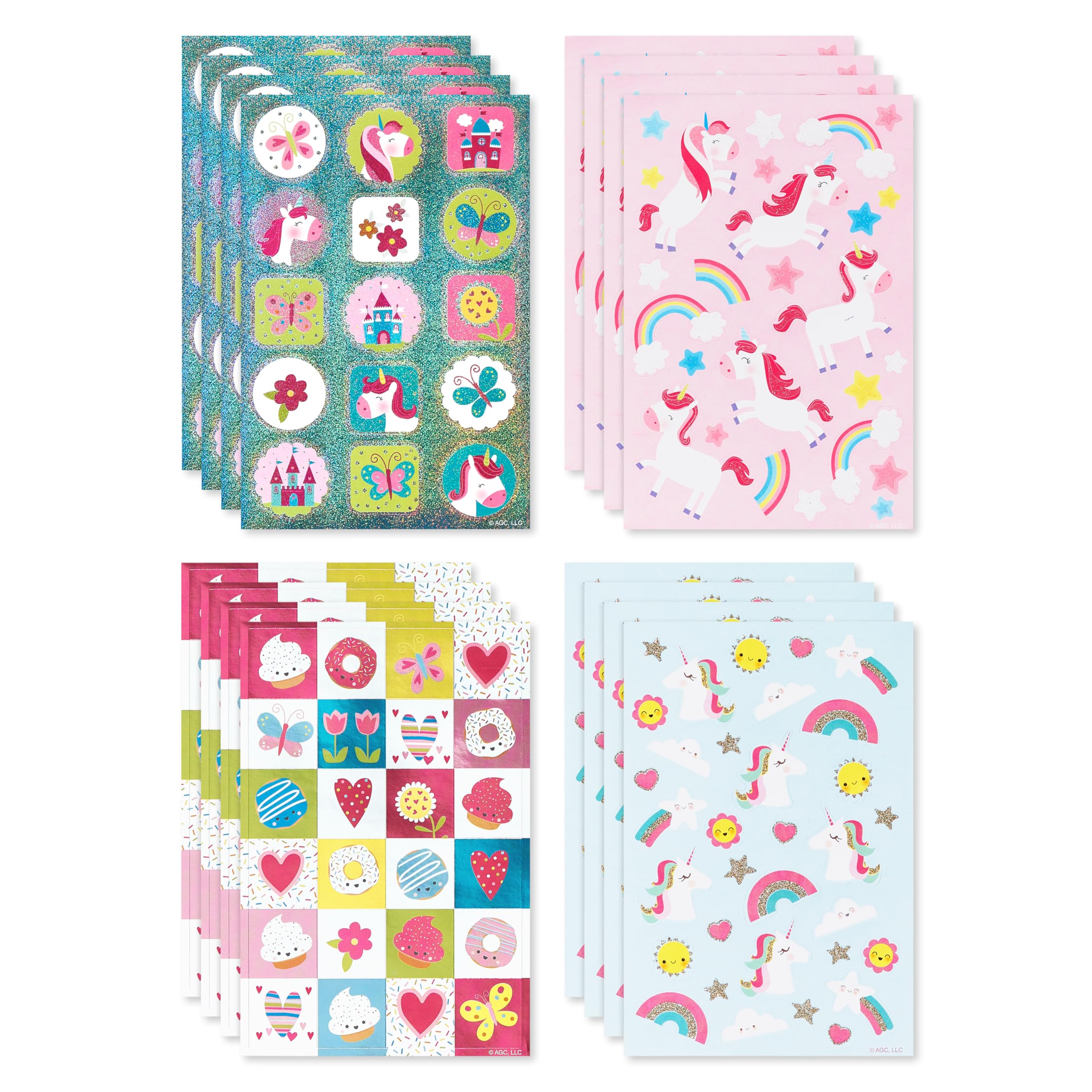 Foto 3 pulgar | Pegatinas American Greetings, 392 Unidades, Para Niños, Unicornios - Venta Internacional.