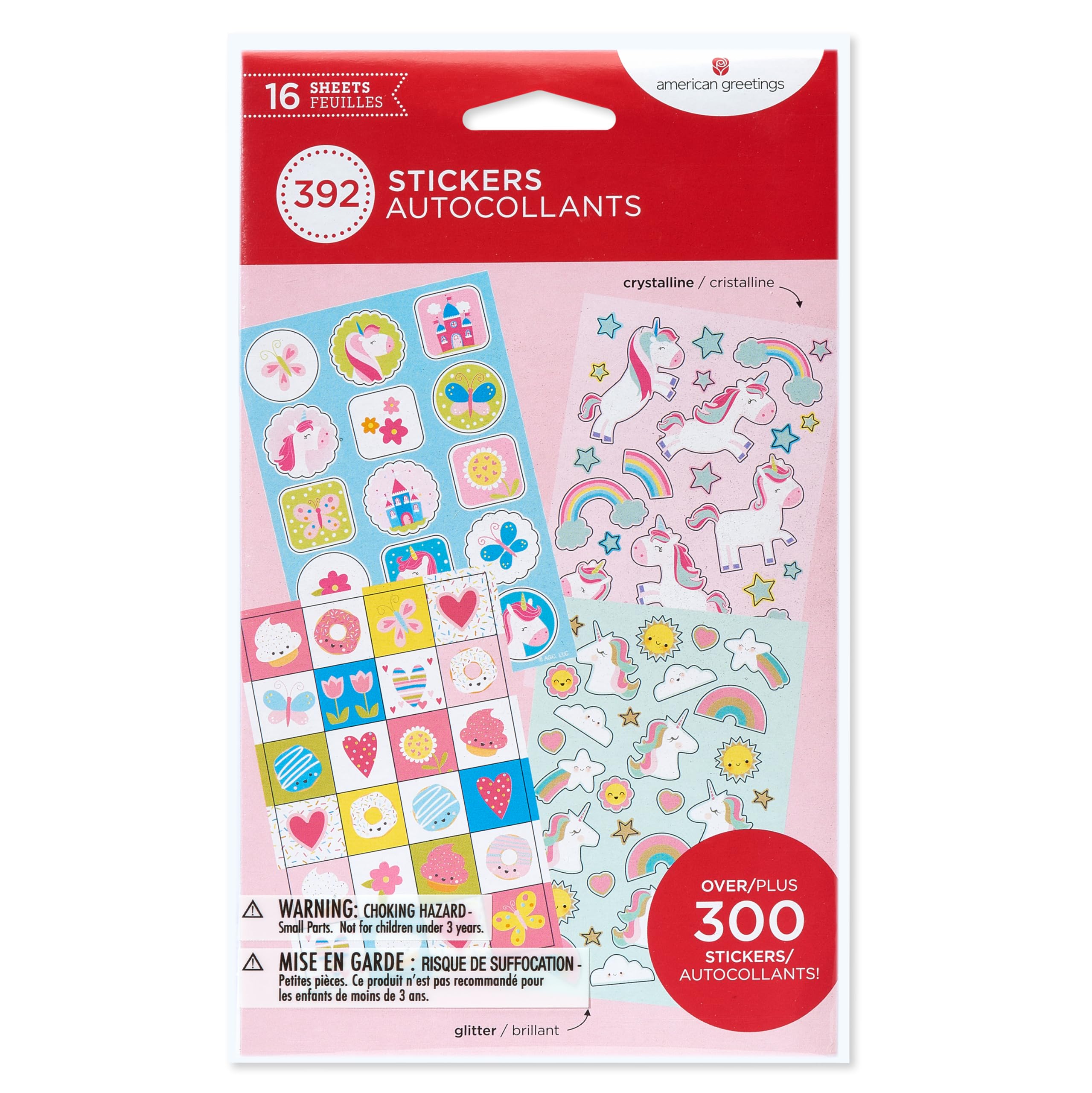 Foto 6 pulgar | Pegatinas American Greetings, 392 Unidades, Para Niños, Unicornios - Venta Internacional.