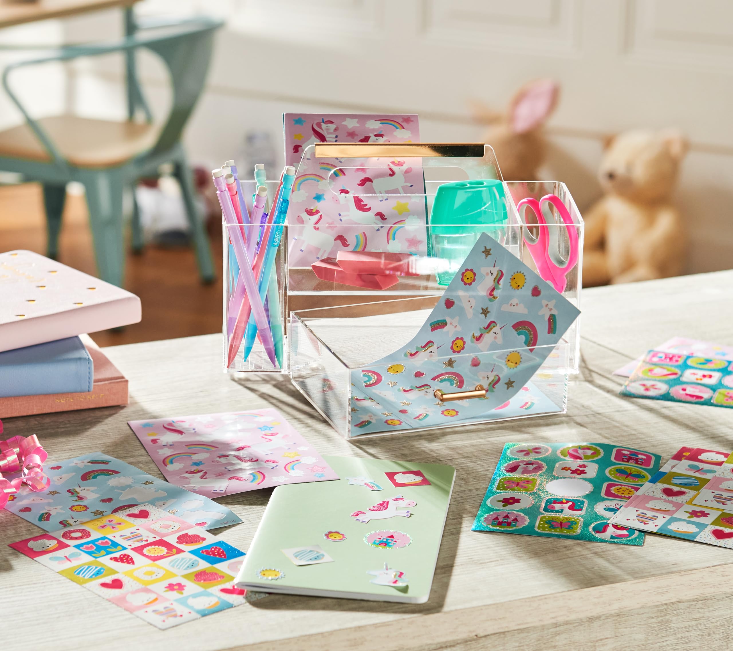 Foto 7 pulgar | Pegatinas American Greetings, 392 Unidades, Para Niños, Unicornios - Venta Internacional.