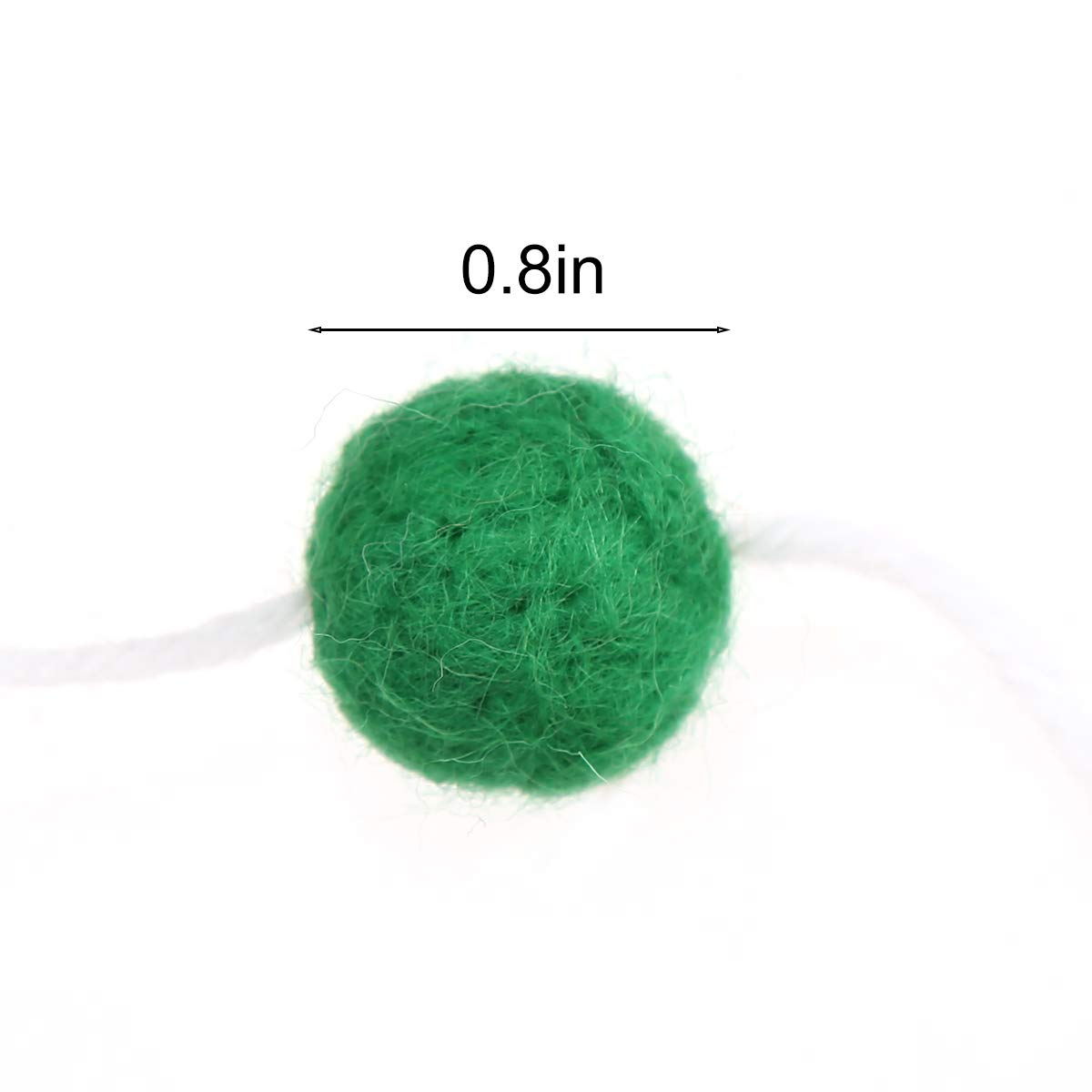 Foto 3 | Juego De Cuerdas Para Colgar Guirnaldas De Fieltro Y Lana Ccinee, 36 Unidades, 3 M - Venta Internacional.