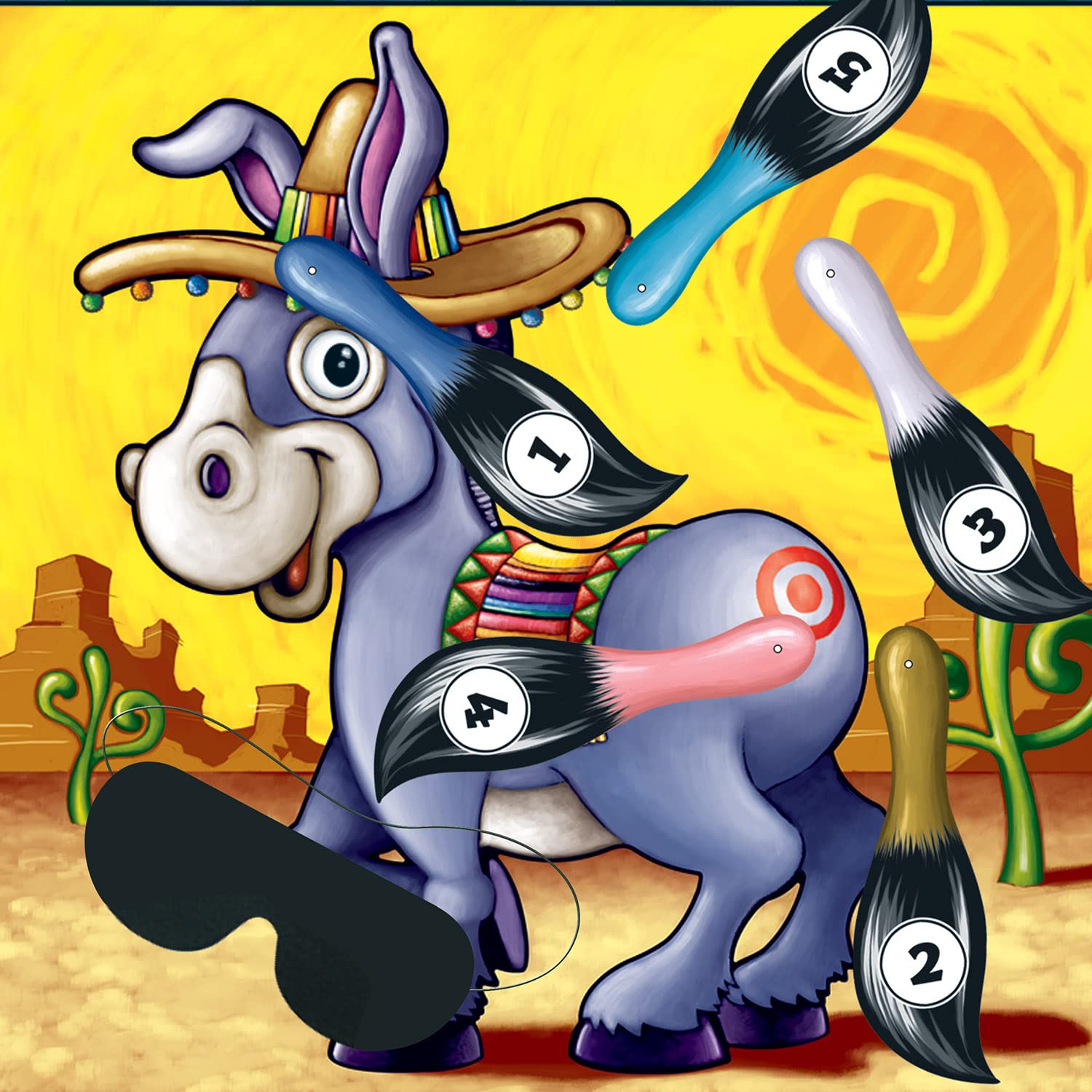 Foto 6 pulgar | Juego Party Accessory Beistle Donkey Con Máscara Y 12 Colas - Venta Internacional.