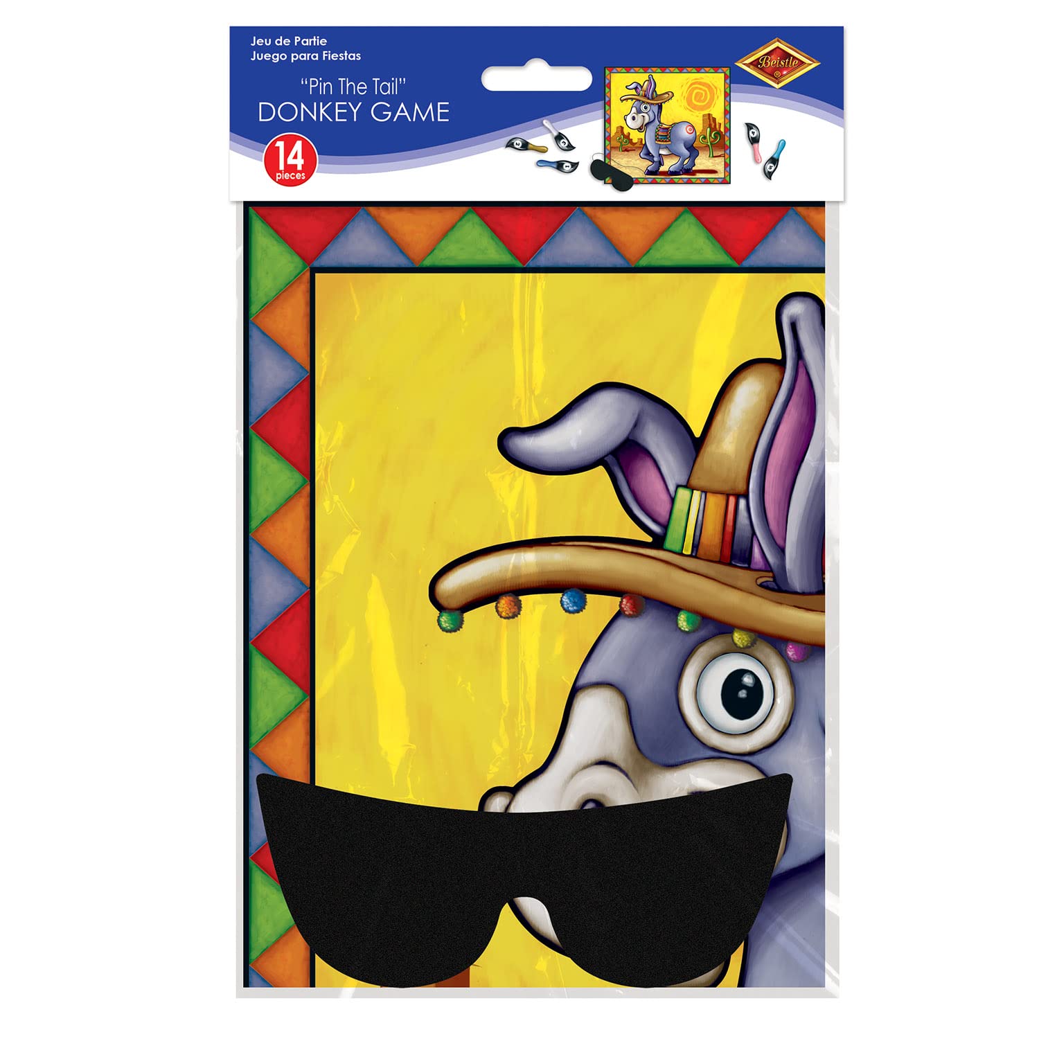 Foto 7 pulgar | Juego Party Accessory Beistle Donkey Con Máscara Y 12 Colas - Venta Internacional.