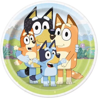 Foto 2 | Paquete De Artículos De Fiesta Unique Bluey Birthday Para 16 - Venta Internacional.