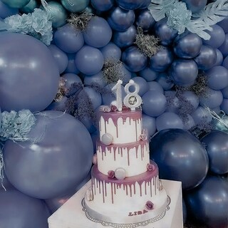 Foto 5 | Balloon Partywoo, Color Azul Oscuro, 138 Unidades, Diferentes Tamaños - Venta Internacional.
