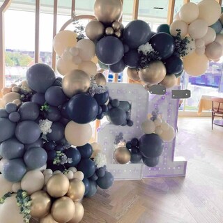 Foto 6 | Balloon Partywoo, Color Azul Oscuro, 138 Unidades, Diferentes Tamaños - Venta Internacional.