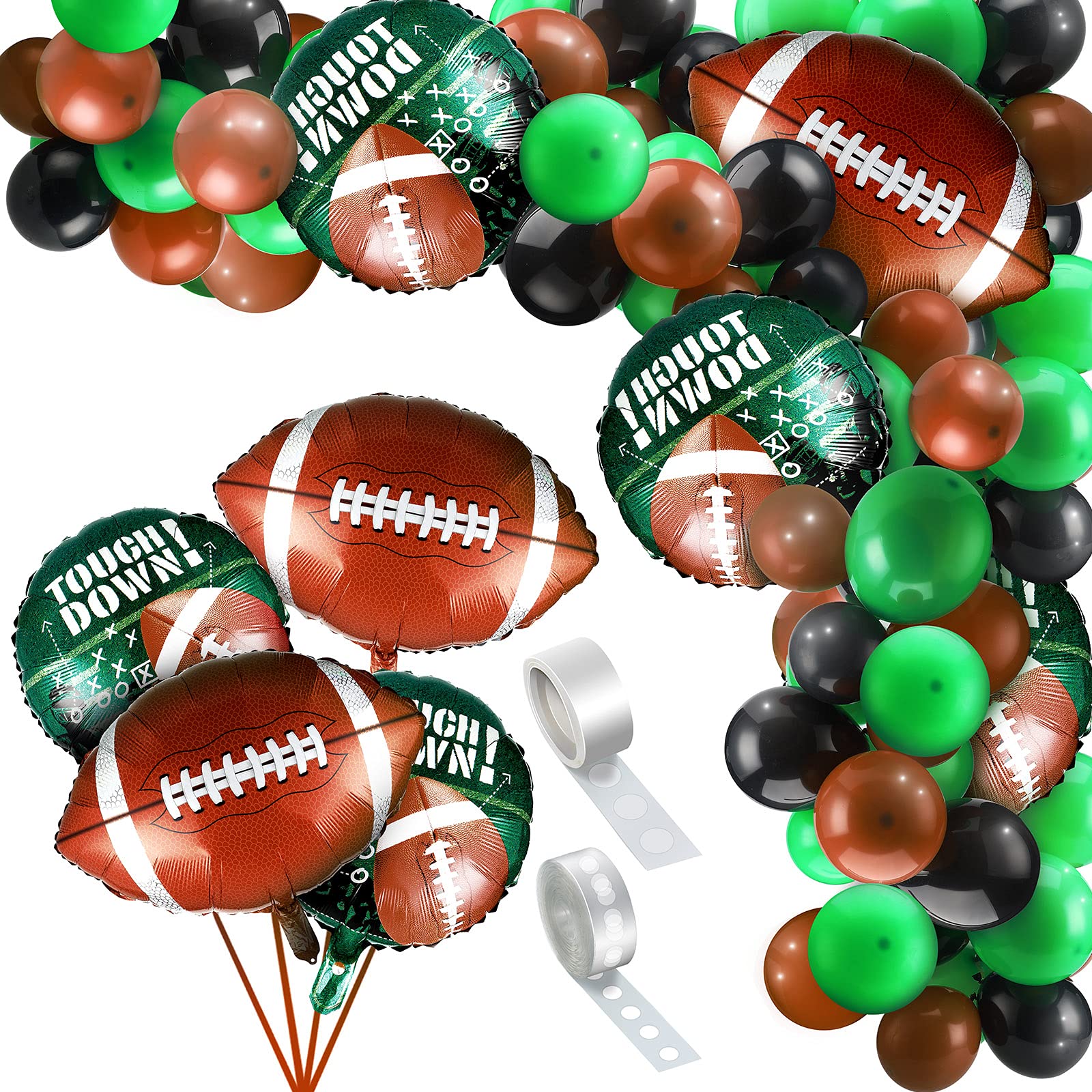 Foto 2 pulgar | Set De Globos De Fútbol Con Forma De Arco Skylety, 97 Unidades, Con 6 Globos De Campo - Venta Internacional.