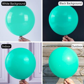 Foto 3 | Globo Partywoo Teal, 140 Unidades, Diferentes Tamaños, Para Guirnaldas - Venta Internacional.
