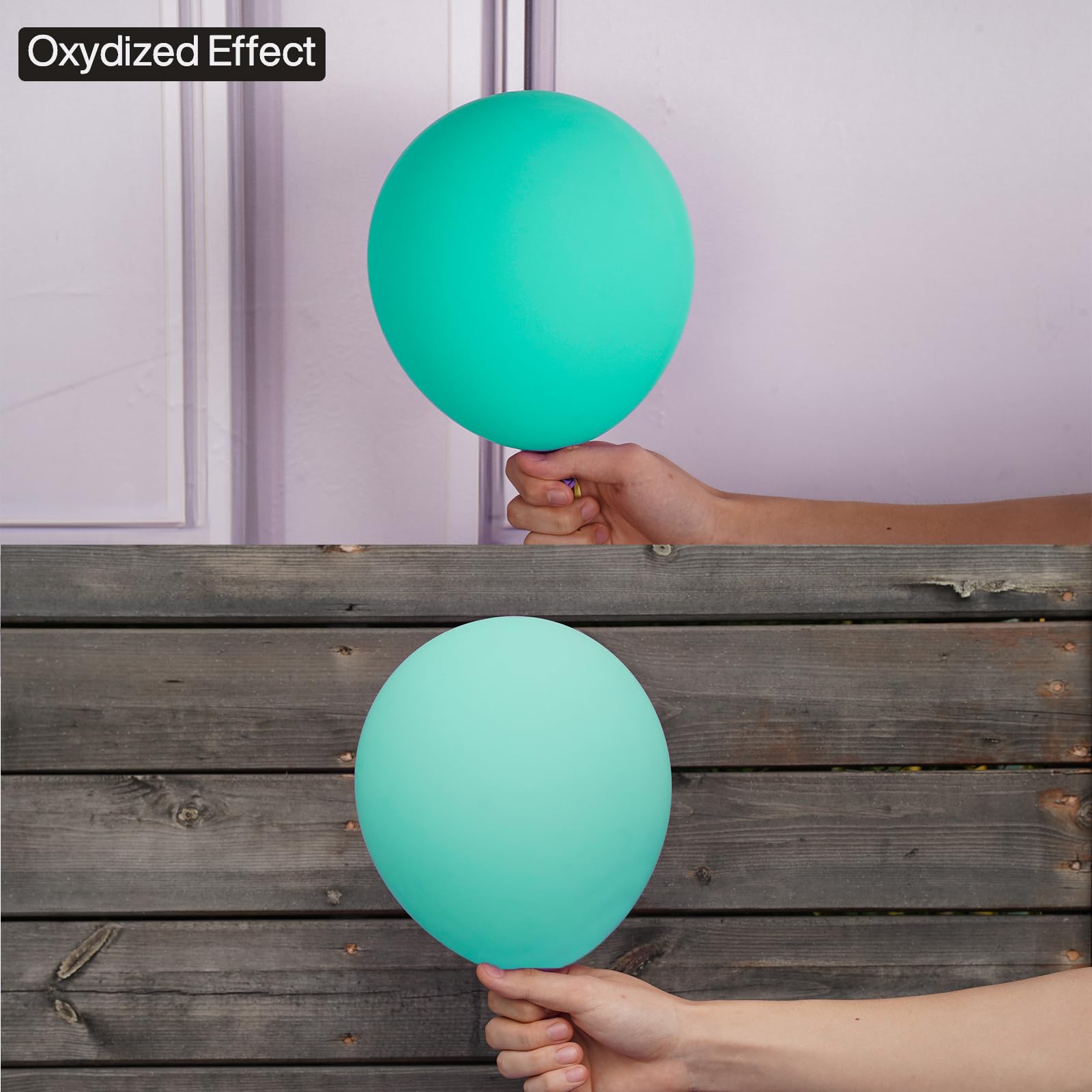 Foto 5 | Globo Partywoo Teal, 140 Unidades, Diferentes Tamaños, Para Guirnaldas - Venta Internacional.