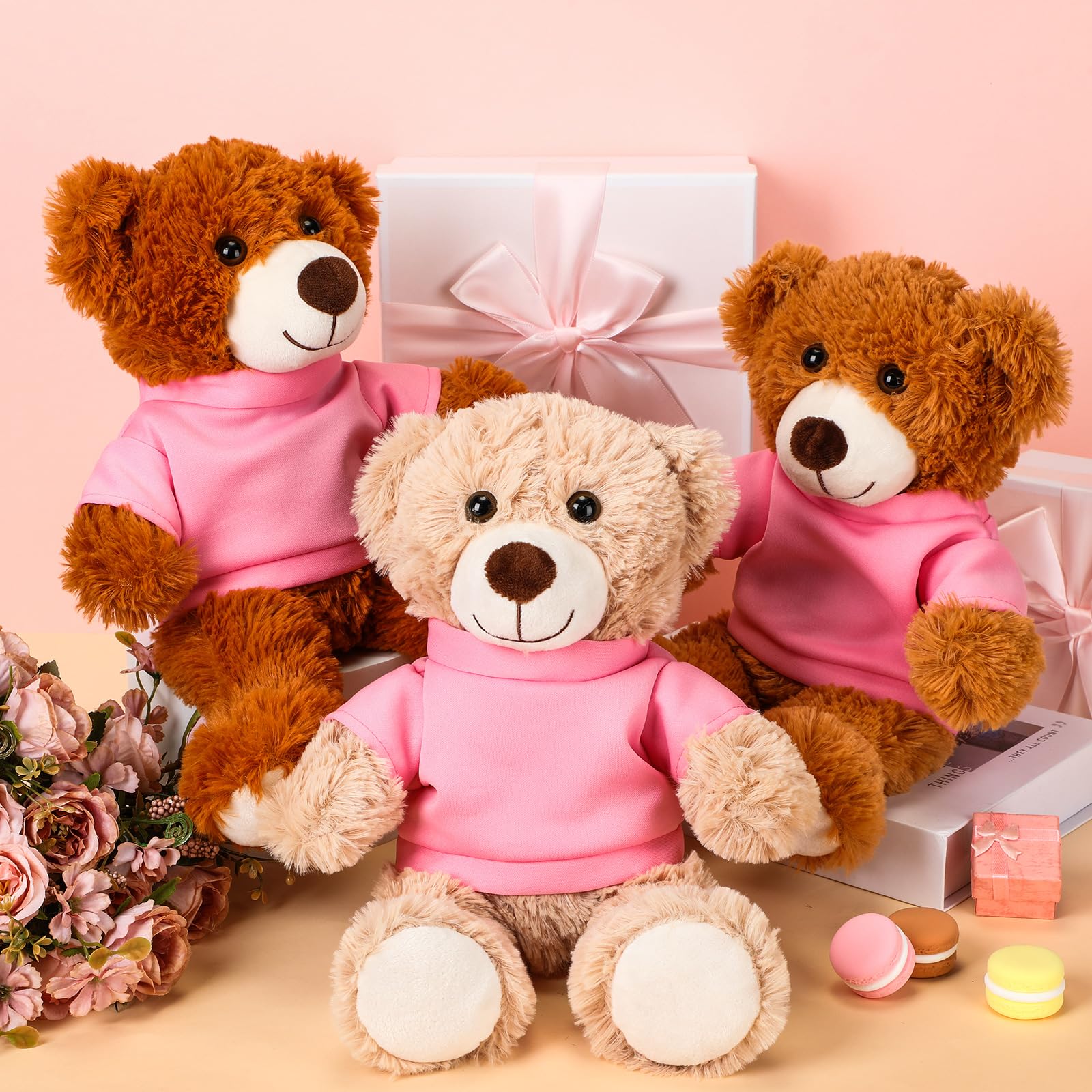 Foto 4 | Camiseta Básica Skylety De Bear Clothes Para Osos De Peluche De 35 A 45 Cm - Venta Internacional.