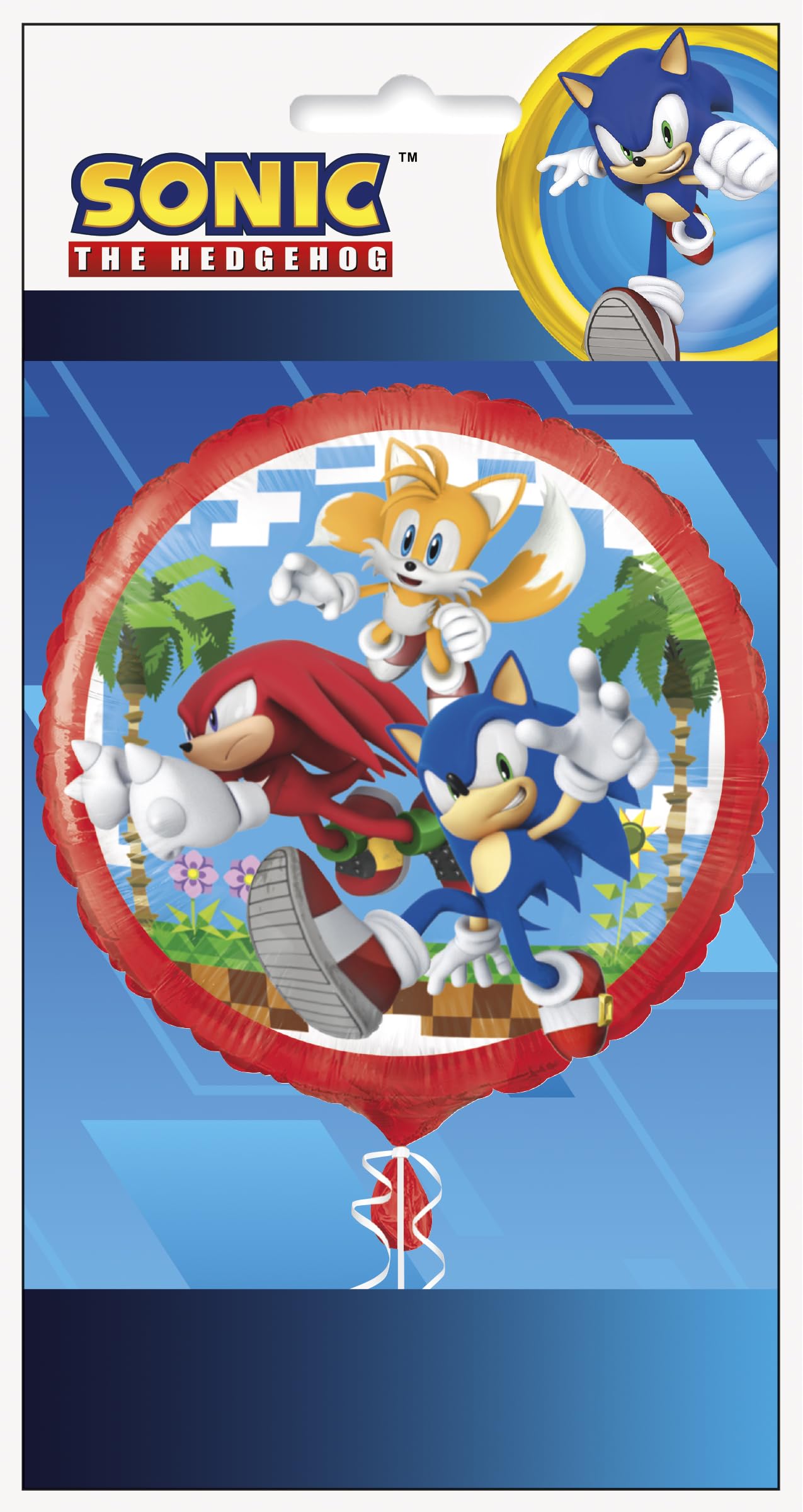 Foto 5 pulgar | Set De Globos Sonic The Hedgehog Foil, Juego De 2 Unidades, Multicolor - Venta Internacional.