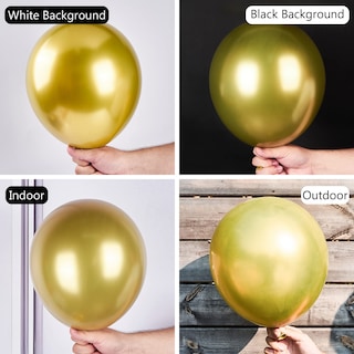Foto 3 | Balloon Partywoo Metallic Gold, 85 Unidades, Diferentes Tamaños - Venta Internacional.