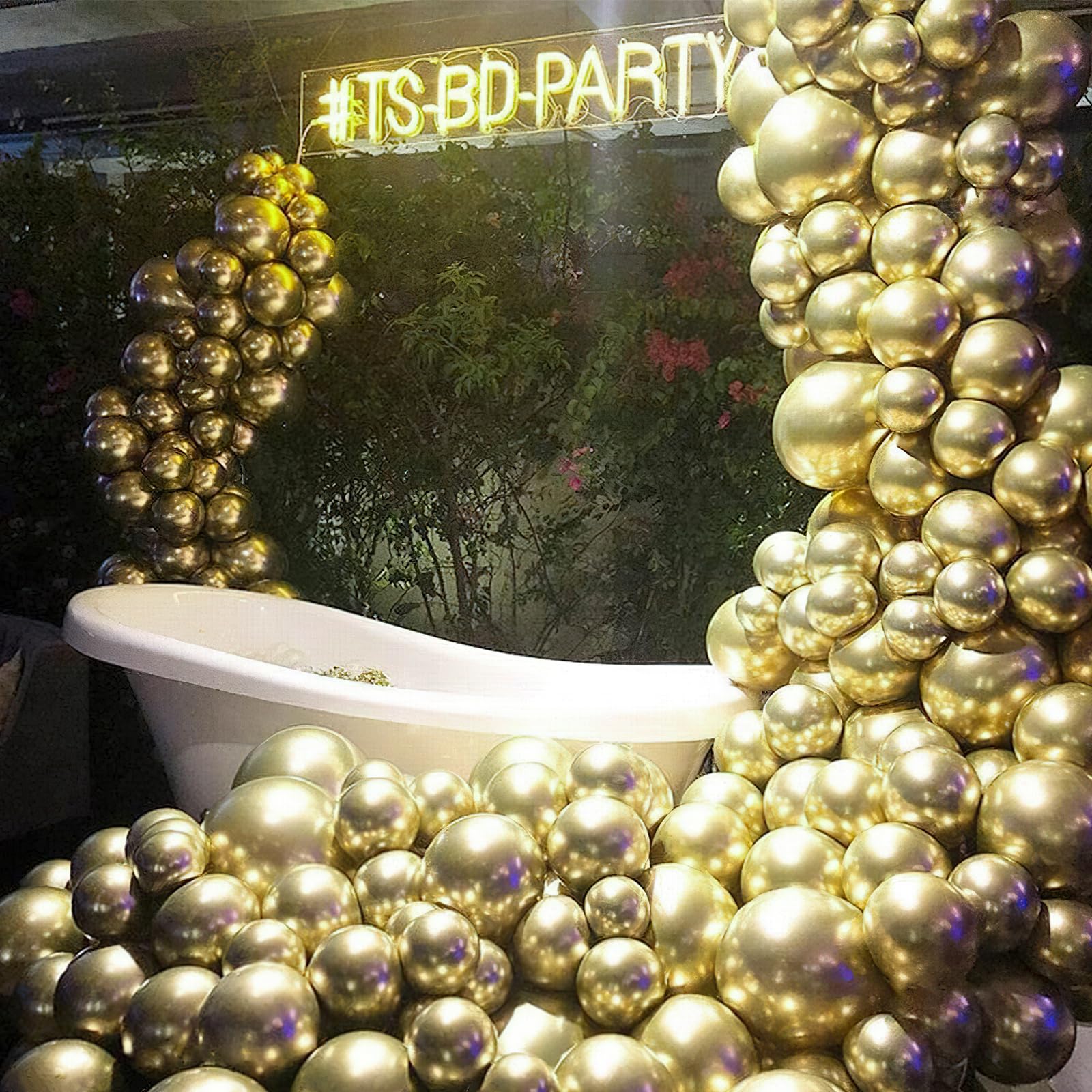 Foto 7 | Balloon Partywoo Metallic Gold, 85 Unidades, Diferentes Tamaños - Venta Internacional.