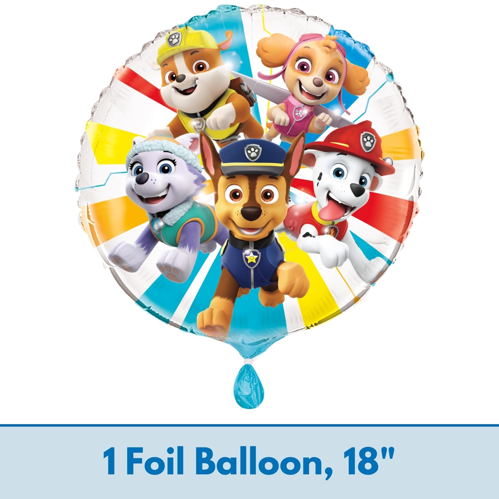 Foto 3 pulgar | Set De Globos Único Con Globos De Látex Y Aluminio De La Patrulla Canina - Venta Internacional.