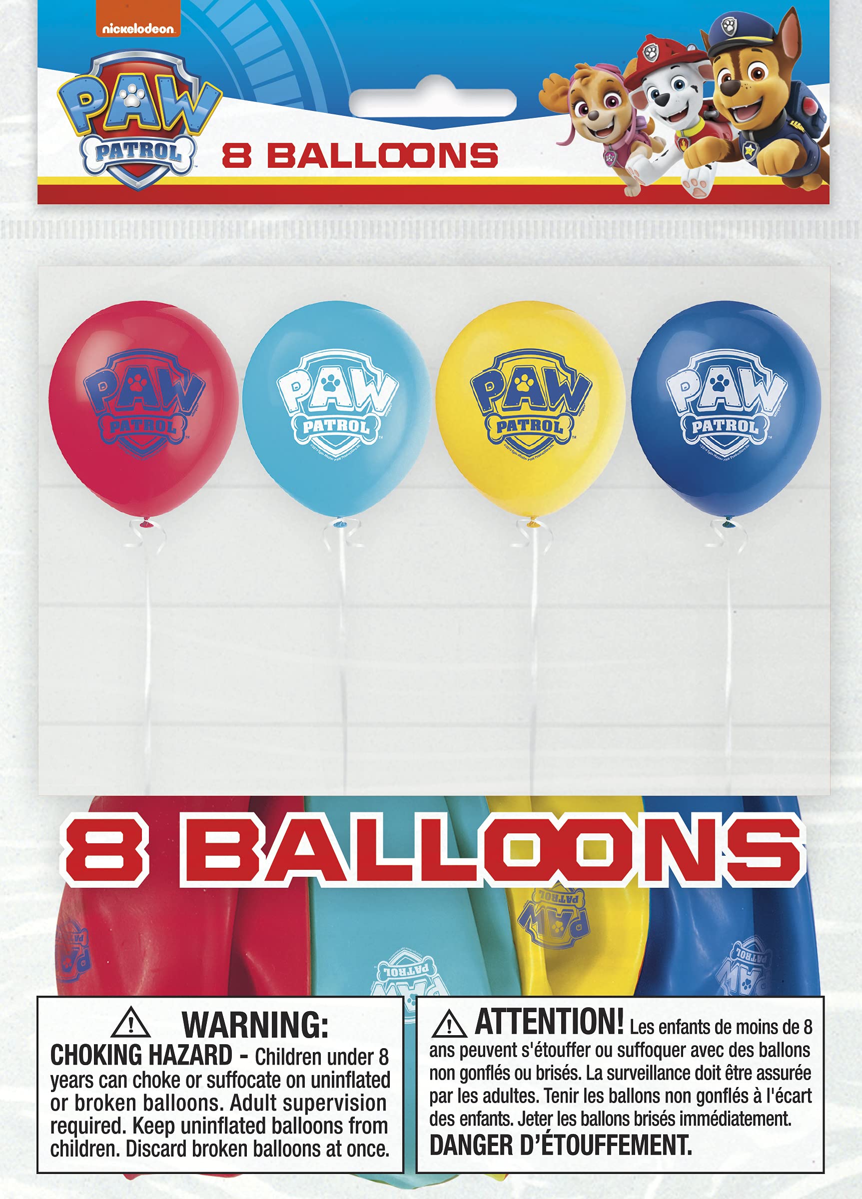 Foto 6 pulgar | Set De Globos Único Con Globos De Látex Y Aluminio De La Patrulla Canina - Venta Internacional.