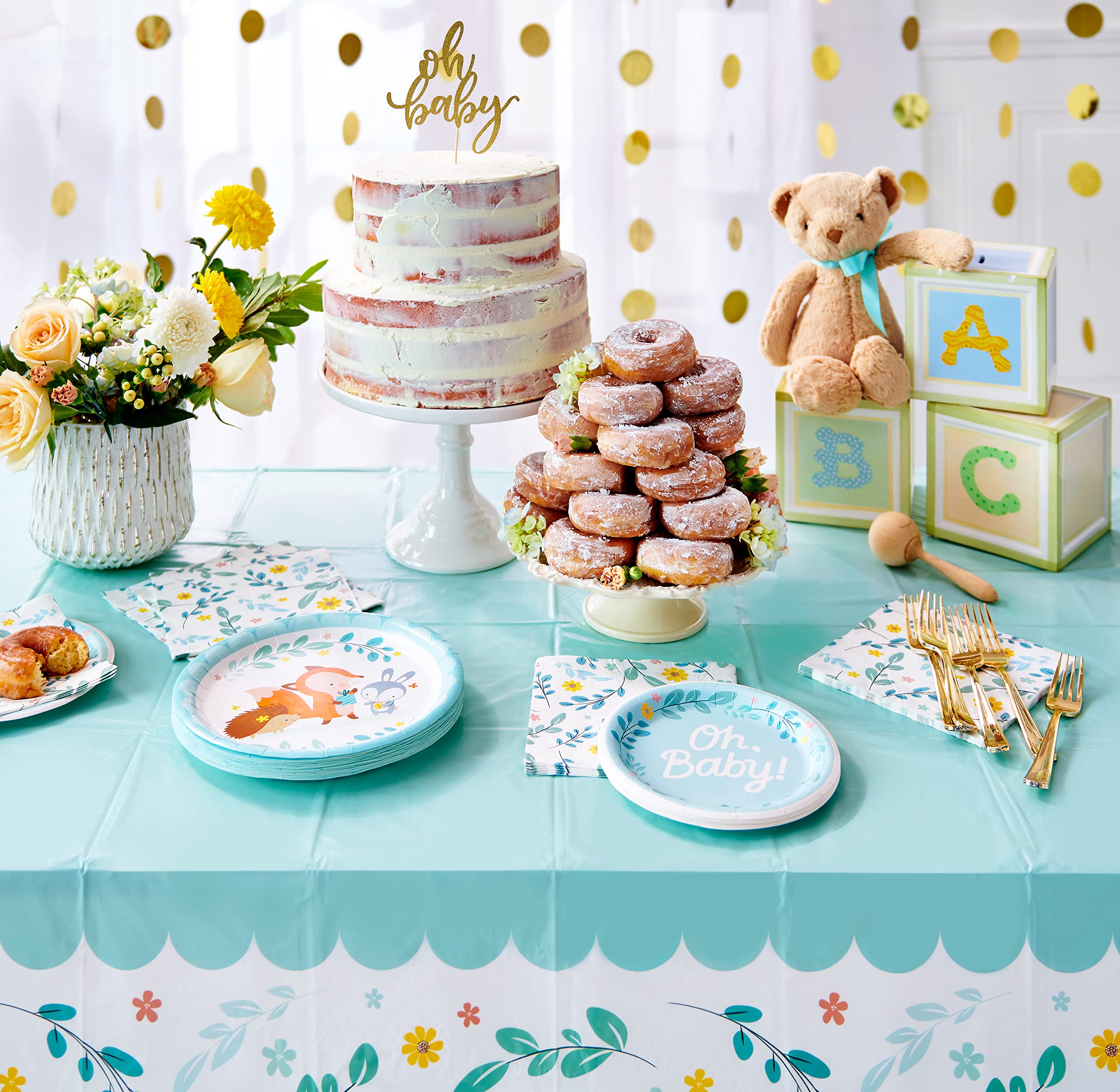 Foto 6 pulgar | Fundas De Mesa Para Baby Shower American Greetings De Party Supplies - Venta Internacional.