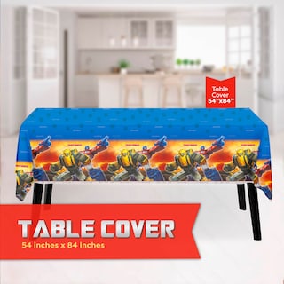 Foto 4 | Artículos Para Fiestas Transformers Birthday Serves 16 Con Mantel - Venta Internacional.