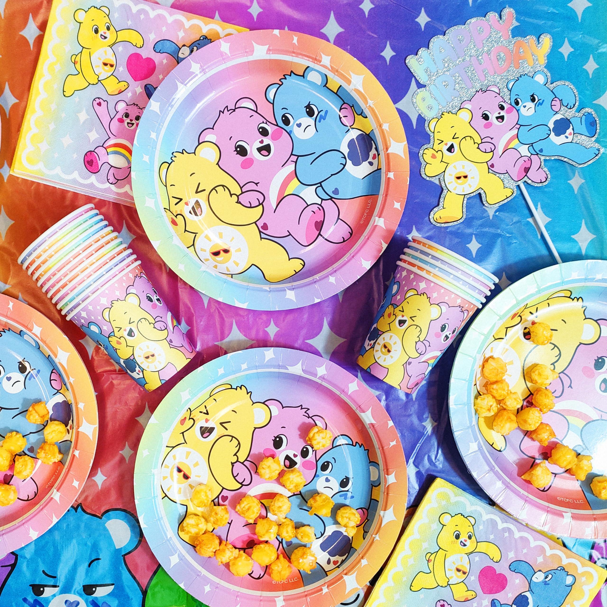 Foto 4 pulgar | Set De Decoración Para Fiestas Luv Her Care Bears Para Cumpleaños De Más De 3 Años - Venta Internacional.
