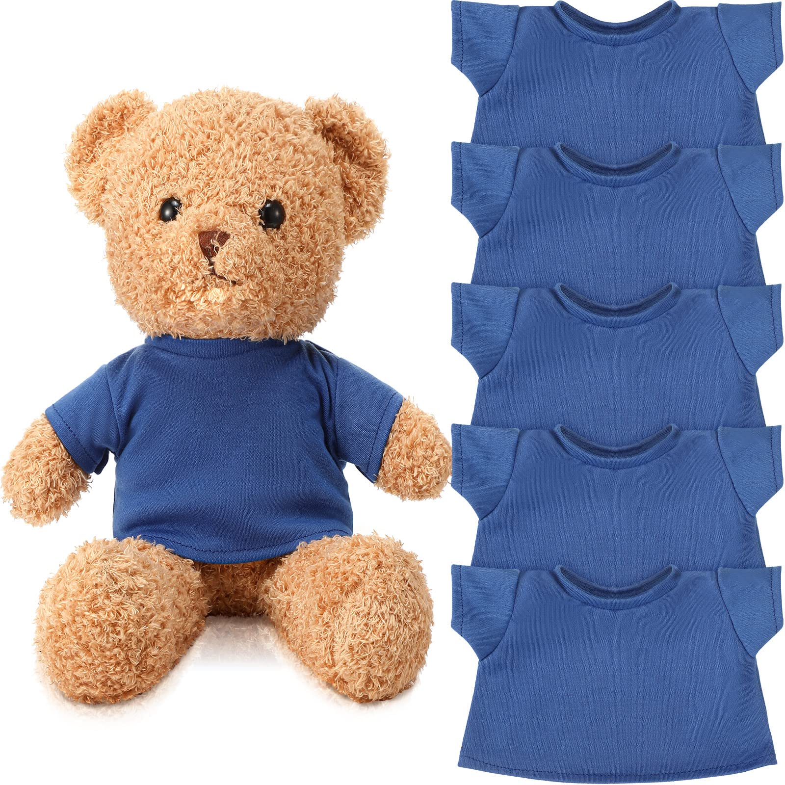 Foto 2 pulgar | Camiseta Básica Skylety De Bear Clothes Para Osos De Peluche De 35 A 45 Cm - Venta Internacional.