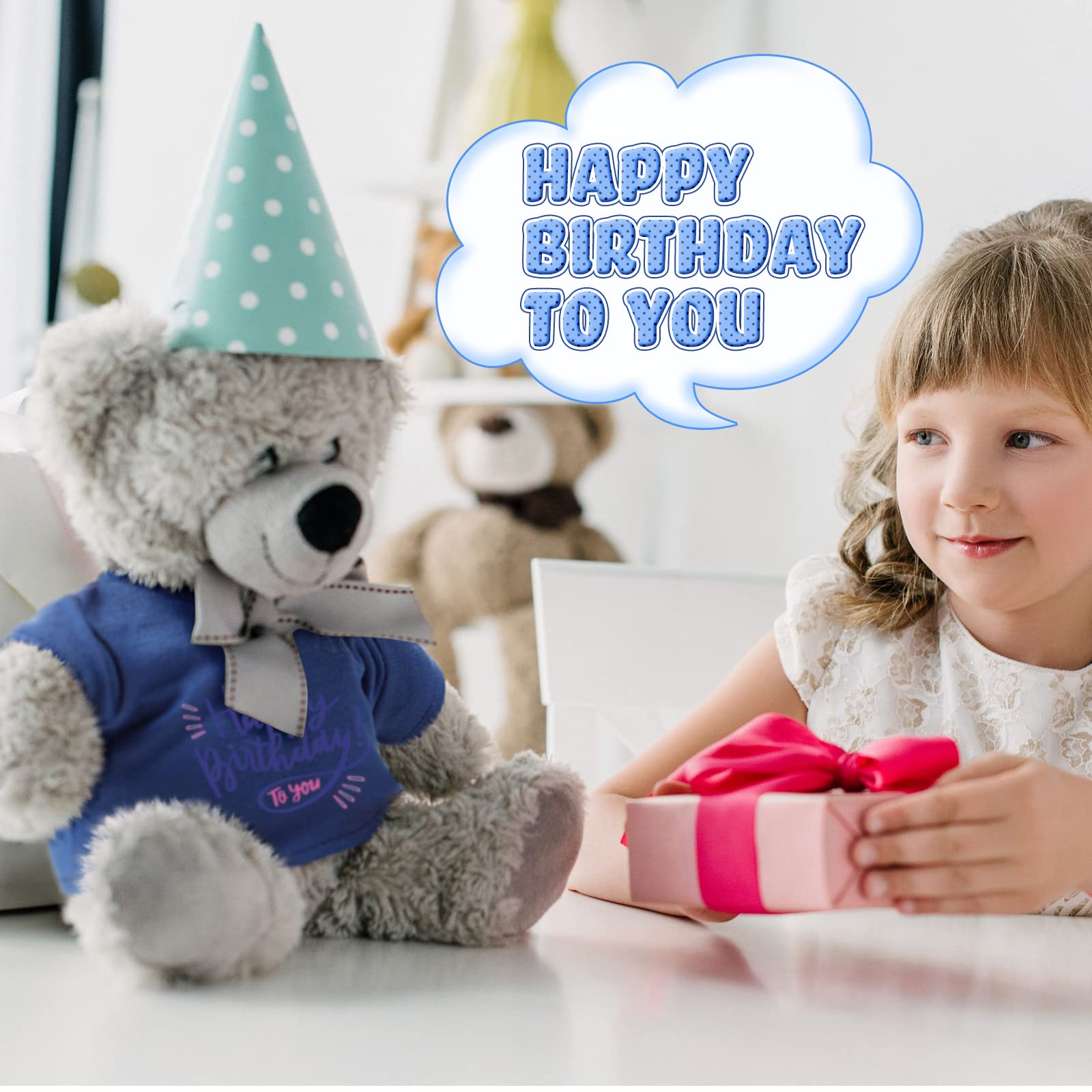 Foto 6 pulgar | Camiseta Básica Skylety De Bear Clothes Para Osos De Peluche De 35 A 45 Cm - Venta Internacional.