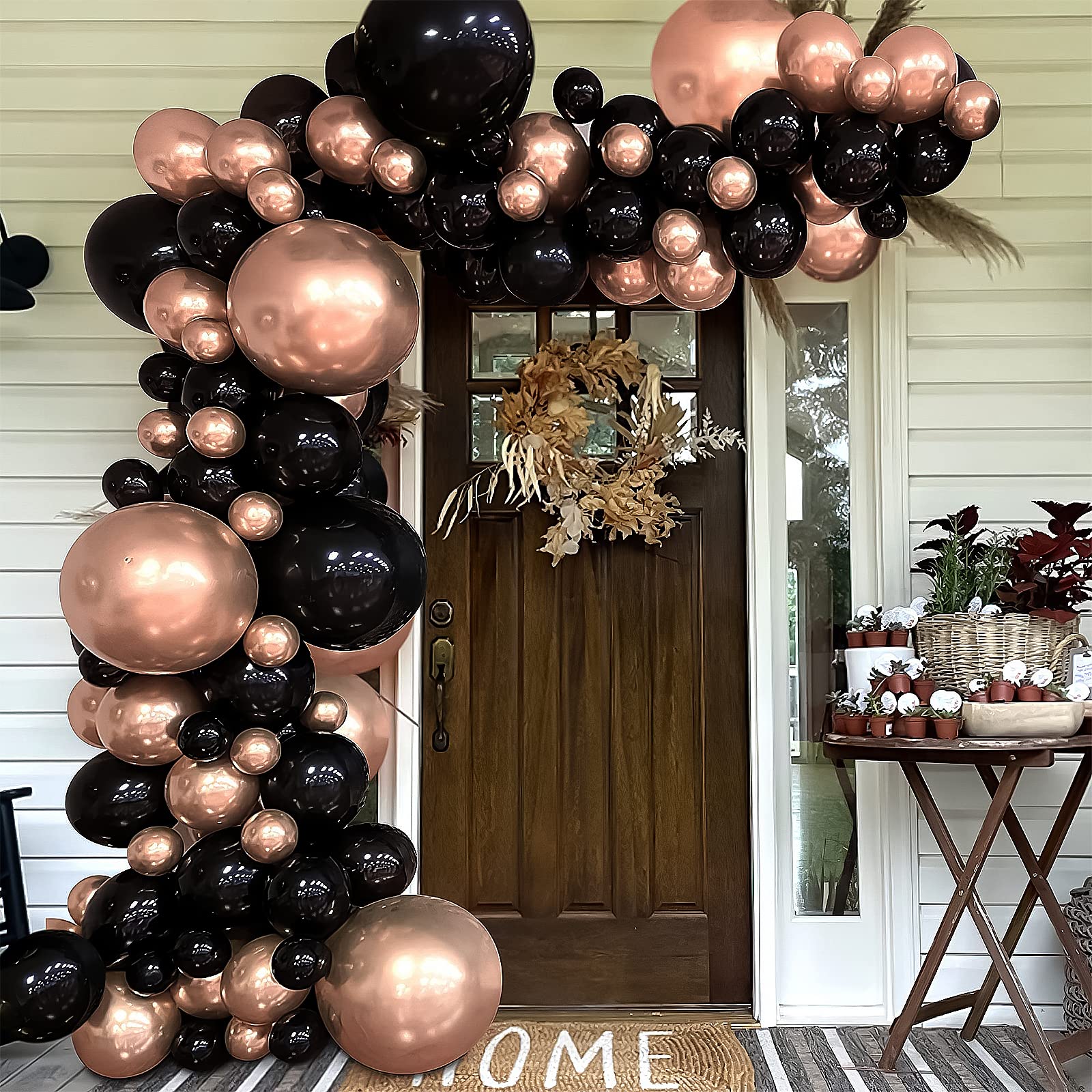 Foto 6 | Kit De Globos Rubfac De Látex Dorado Rosa, 129 Unidades, Para Decoración De Fiestas - Venta Internacional.