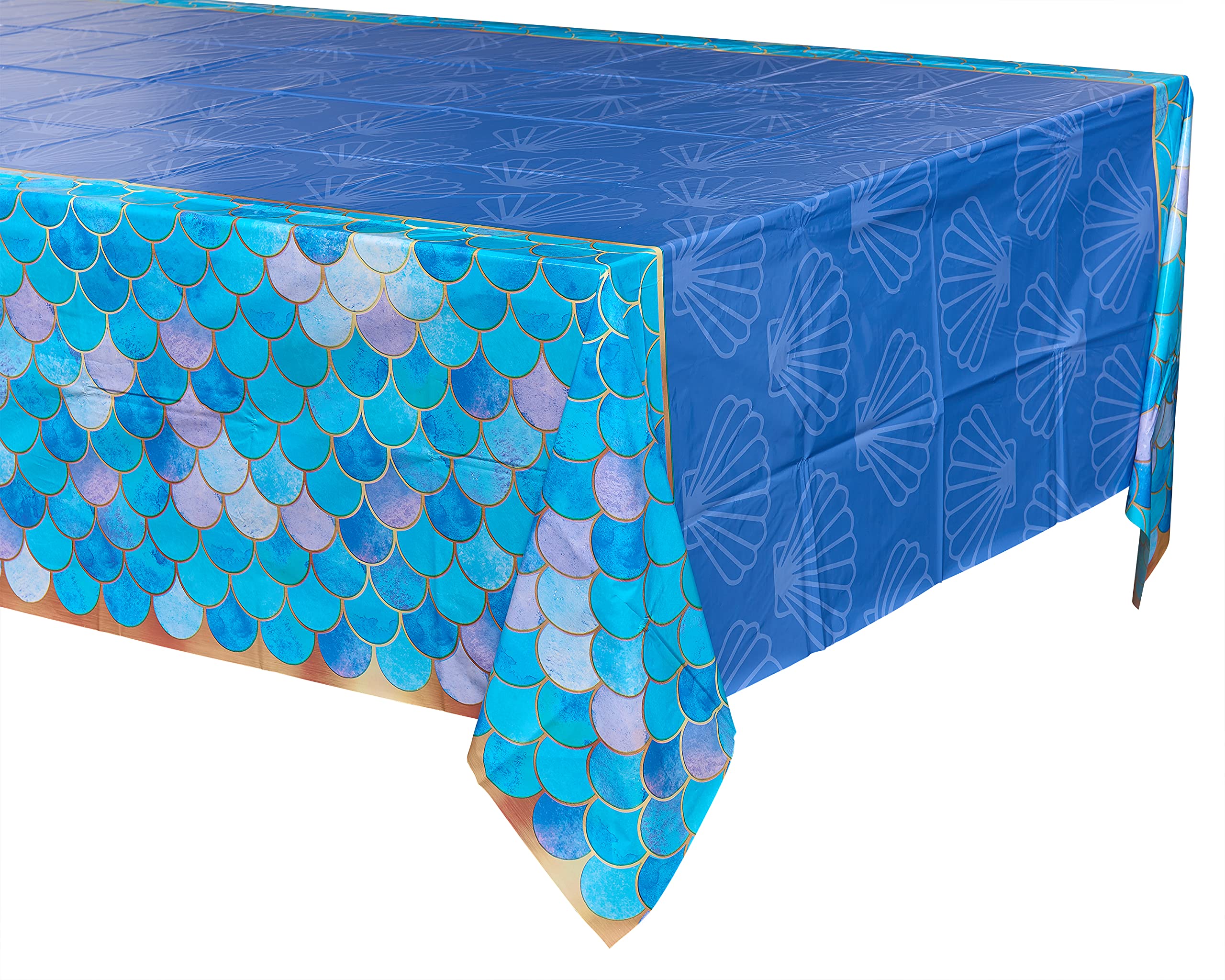 Foto 3 pulgar | Manteles De Mesa De Plástico Con Diseño De Sirena American Greetings, De Artículos Para Fiestas - Venta Internacional.