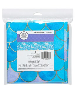 Foto 4 | Manteles De Mesa De Plástico Con Diseño De Sirena American Greetings, De Artículos Para Fiestas - Venta Internacional.