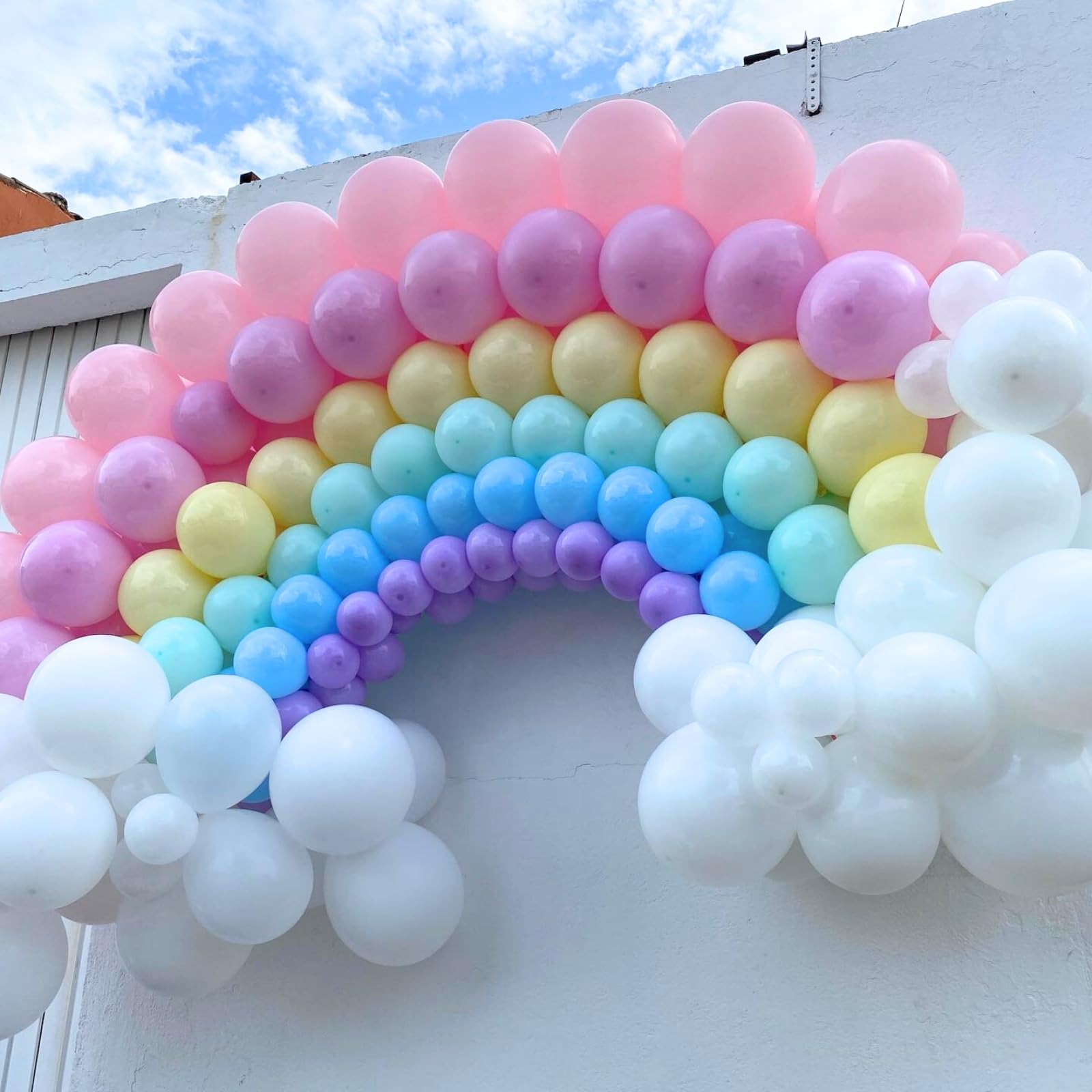 Foto 5 | Globo Feyg, Color Macarrón Pastel, 30 Unidades, 12 Pulgadas, Con Cinta - Venta Internacional.