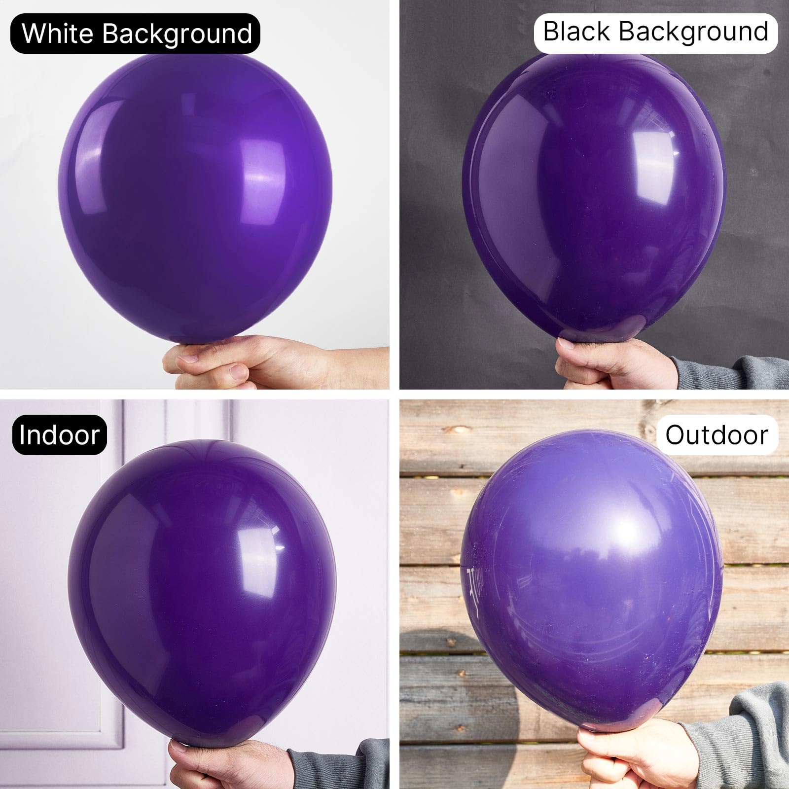Foto 4 pulgar | Balloon Partywoo Royal Purple, 140 Unidades, Diferentes Tamaños - Venta Internacional.
