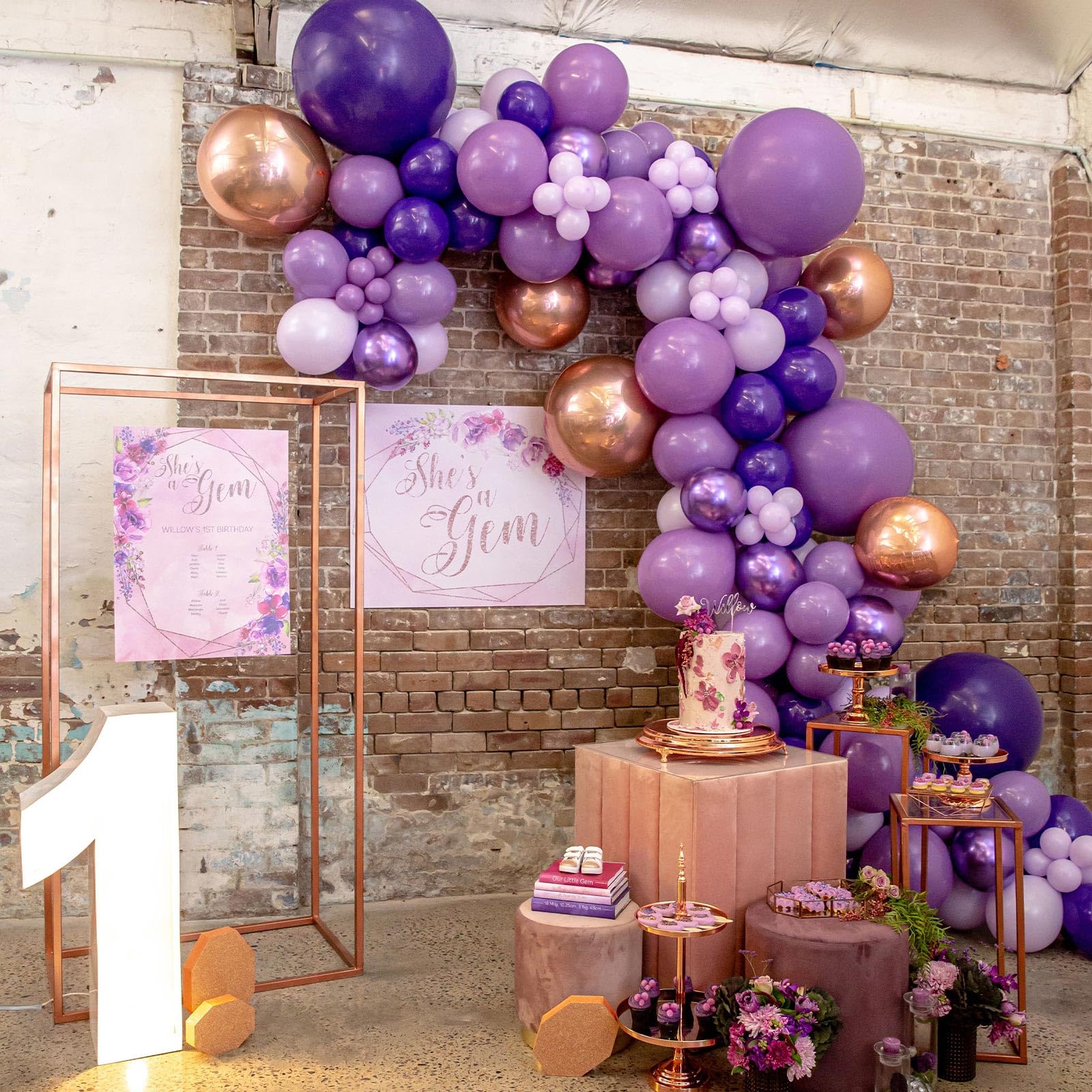 Foto 6 pulgar | Balloon Partywoo Royal Purple, 140 Unidades, Diferentes Tamaños - Venta Internacional.
