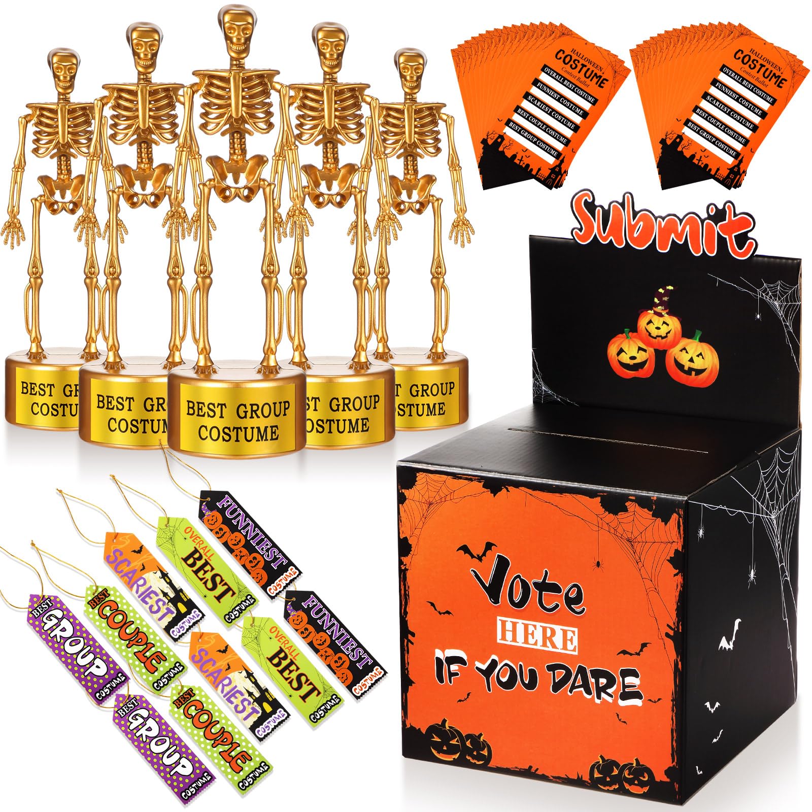 Suministros Para Fiestas De Halloween Sratte, 56 Unidades, Con Concurso De Disfraces - Venta Internacional.