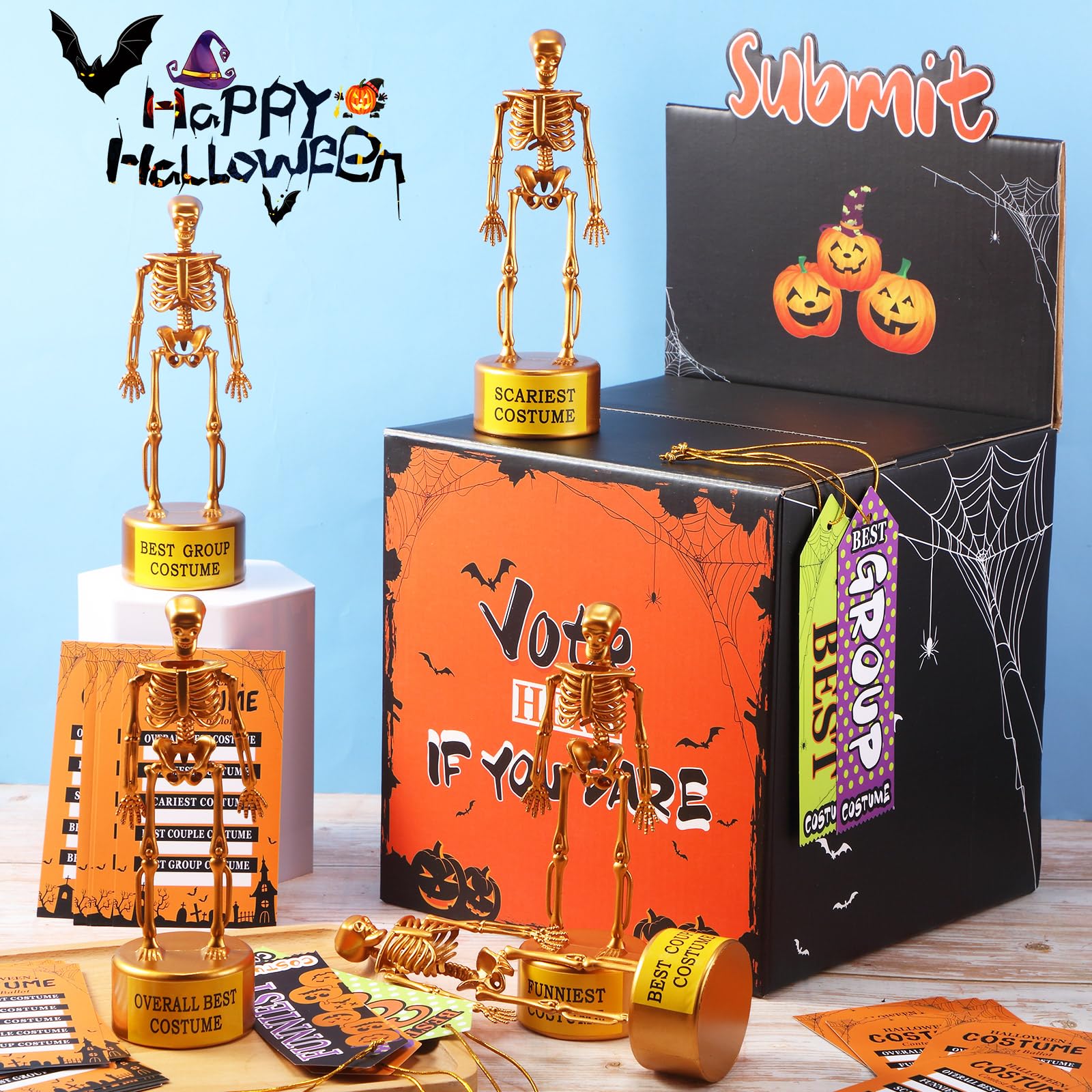 Foto 5 | Suministros Para Fiestas De Halloween Sratte, 56 Unidades, Con Concurso De Disfraces - Venta Internacional.
