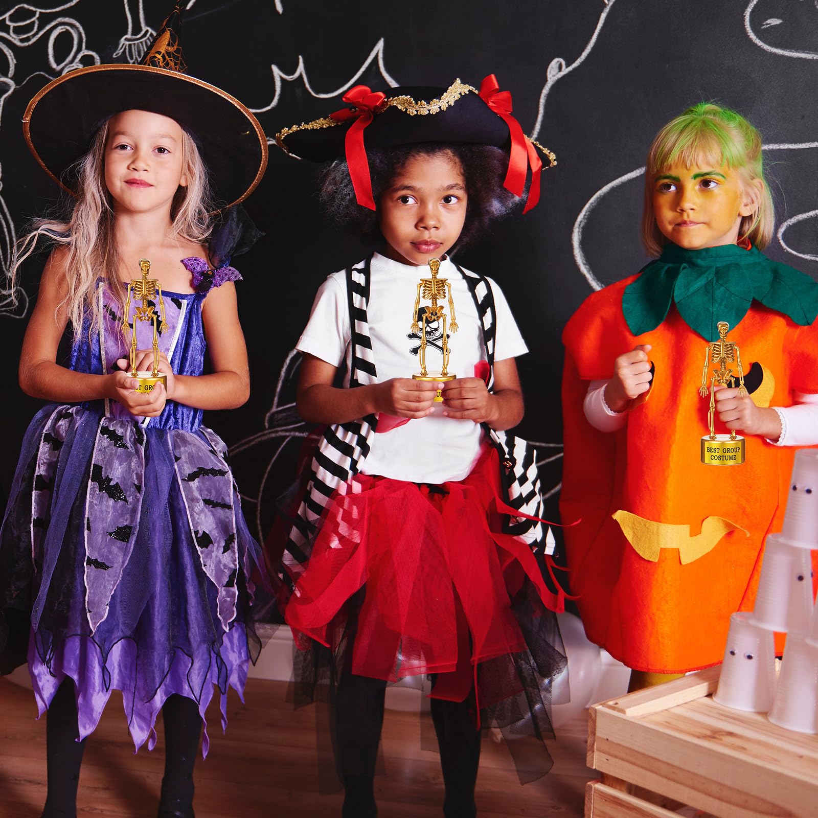 Foto 8 pulgar | Suministros Para Fiestas De Halloween Sratte, 56 Unidades, Con Concurso De Disfraces - Venta Internacional.