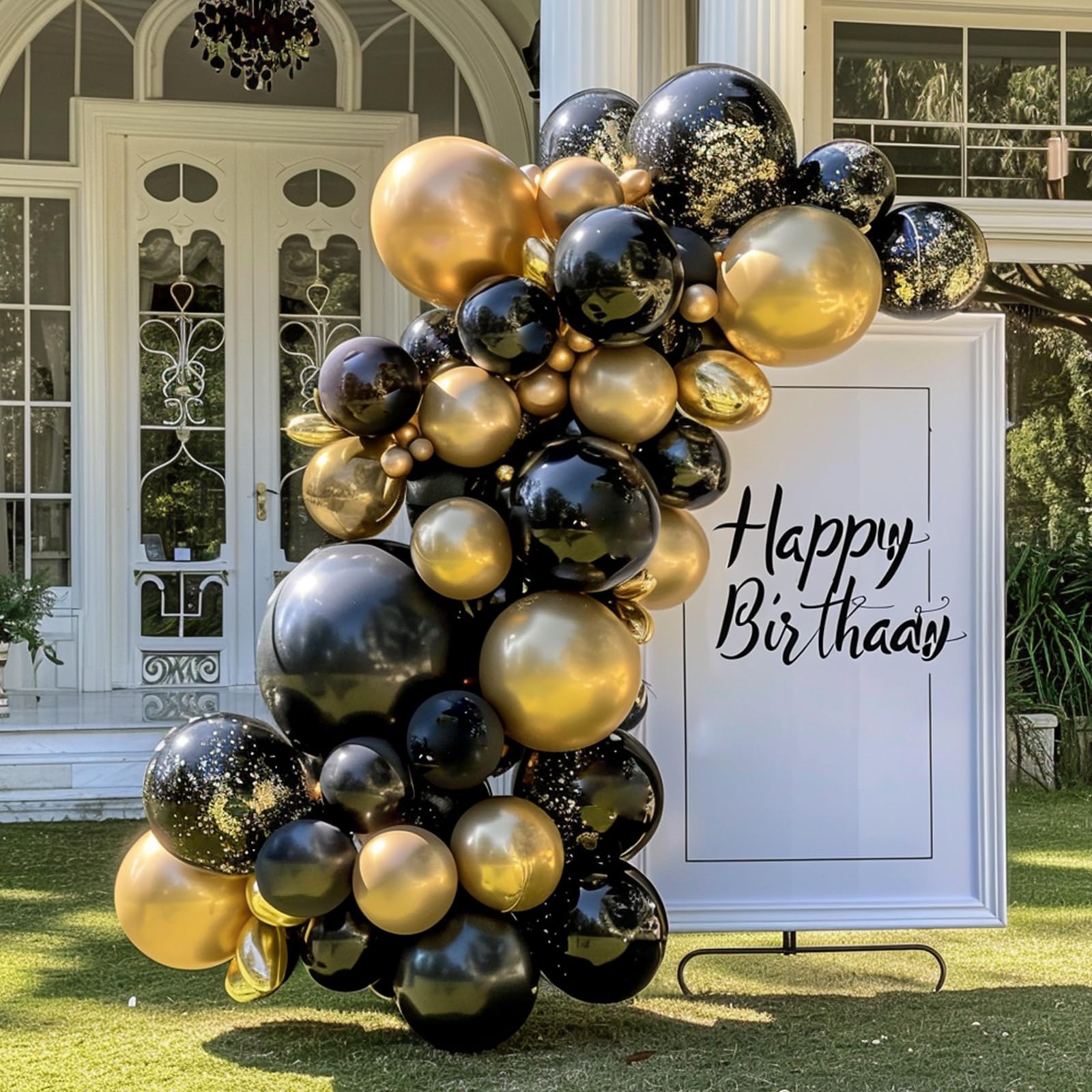 Foto 4 pulgar | Juego De Globos De Fiesta Rubfac, Globos Negros De Látex De 5 A 46 Cm, 145 Unidades - Venta Internacional.