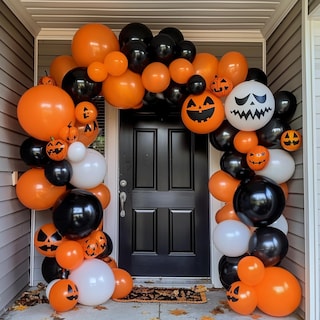 Foto 7 | Juego De Globos De Fiesta Rubfac, Globos Negros De Látex De 5 A 46 Cm, 145 Unidades - Venta Internacional.