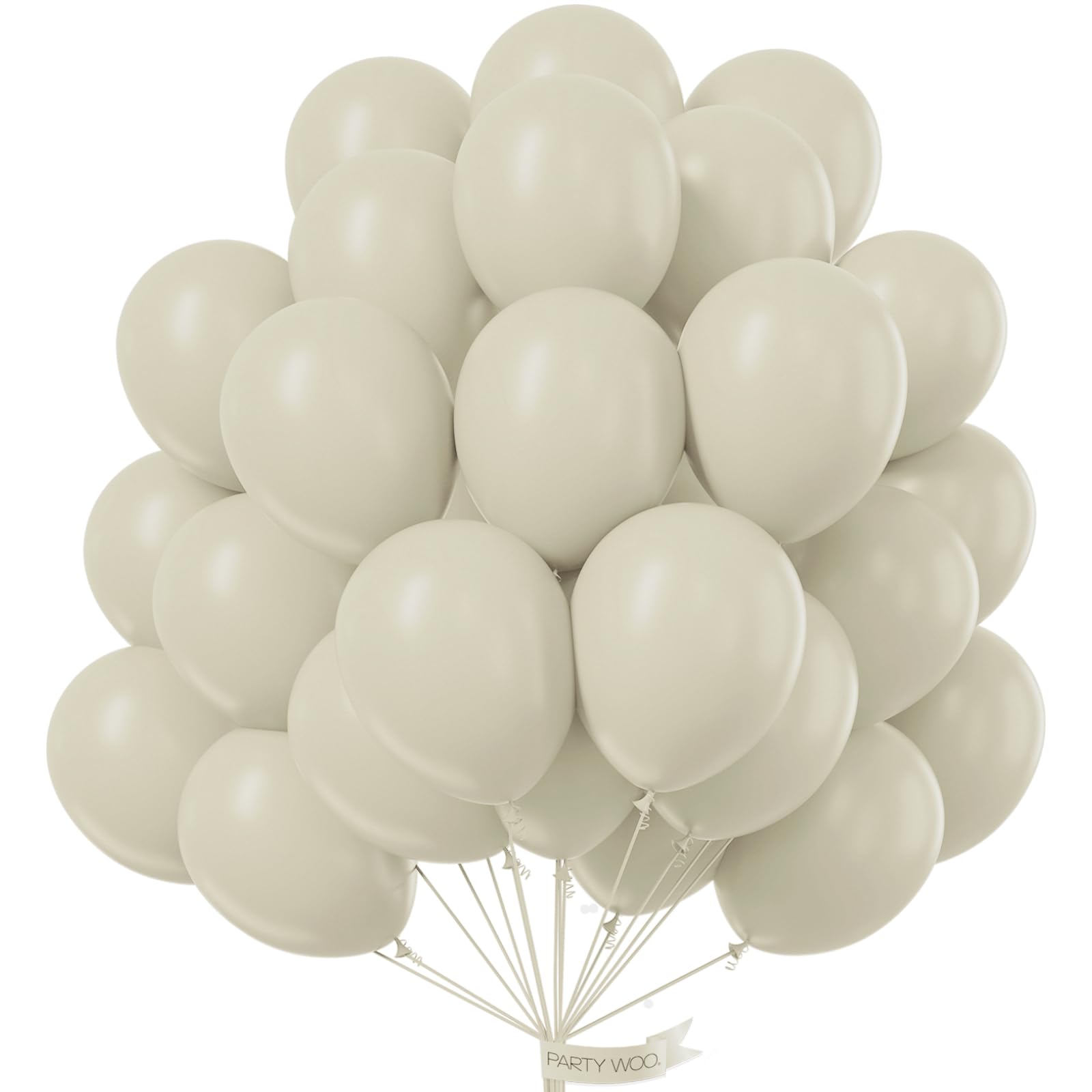 Foto 2 pulgar | Globos Partywoo, Arena Blanca, 12 Cm, 50 Unidades, Para Decoración De Fiestas - Venta Internacional.