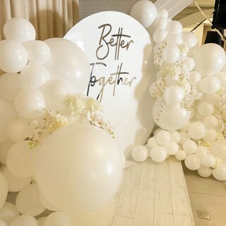 Foto 7 | Globos Partywoo, Arena Blanca, 12 Cm, 50 Unidades, Para Decoración De Fiestas - Venta Internacional.