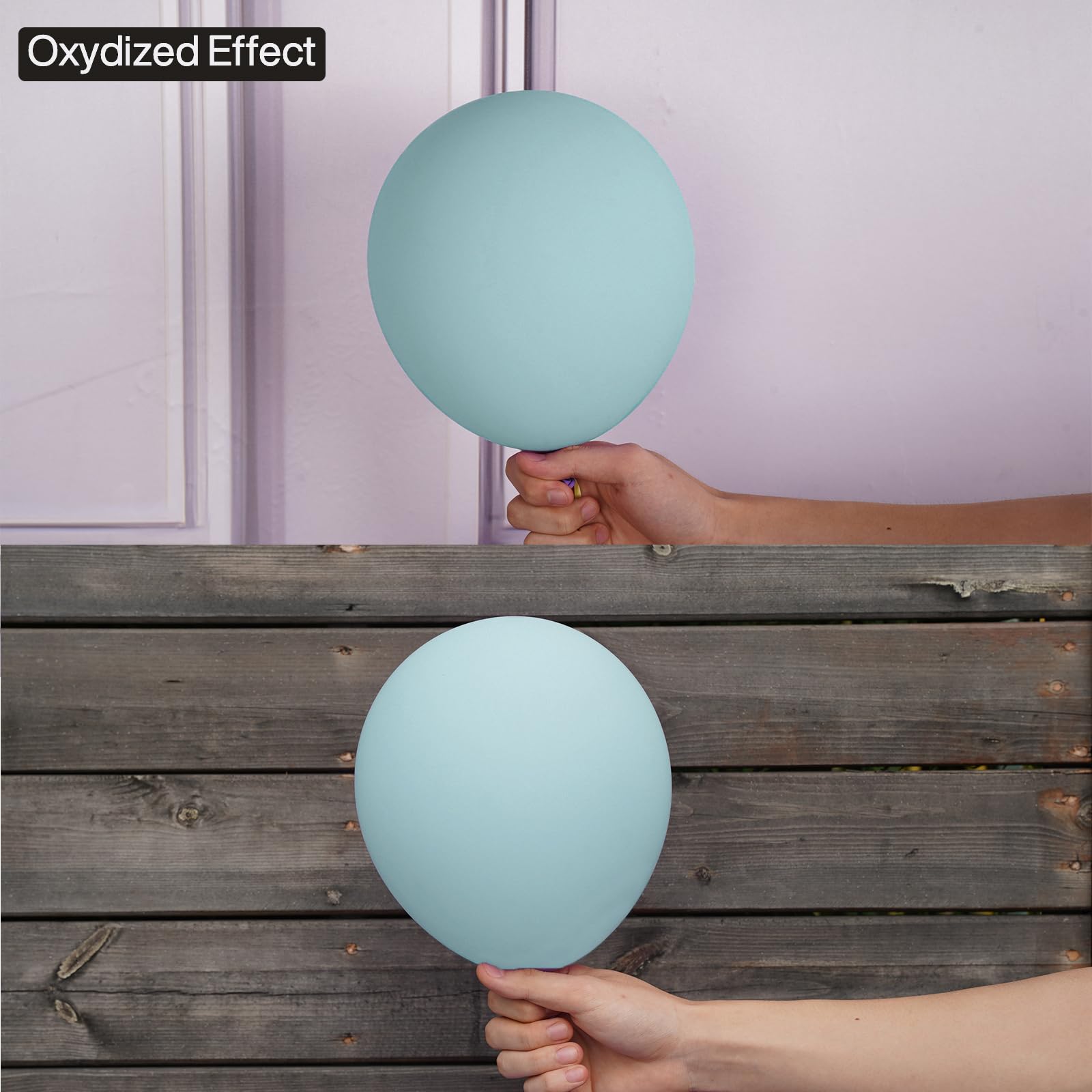 Foto 4 pulgar | Globos Partywoo Pale Aqua De 12 Pulgadas, 100 Unidades, Para Decoración - Venta Internacional.