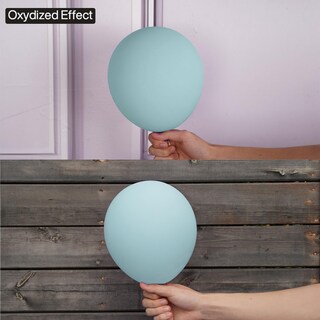 Foto 3 | Globos Partywoo Pale Aqua De 12 Pulgadas, 100 Unidades, Para Decoración - Venta Internacional.