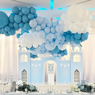 Foto 6 | Balloon Partywoo, Color Azul Pastel, 127 Unidades, Diferentes Tamaños - Venta Internacional.