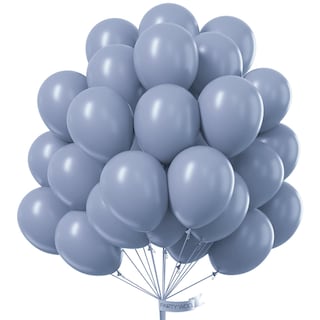 Foto 1 | Globos Partywoo Dusty Blue De 12 Pulgadas, 100 Unidades, Para Decoración - Venta Internacional.