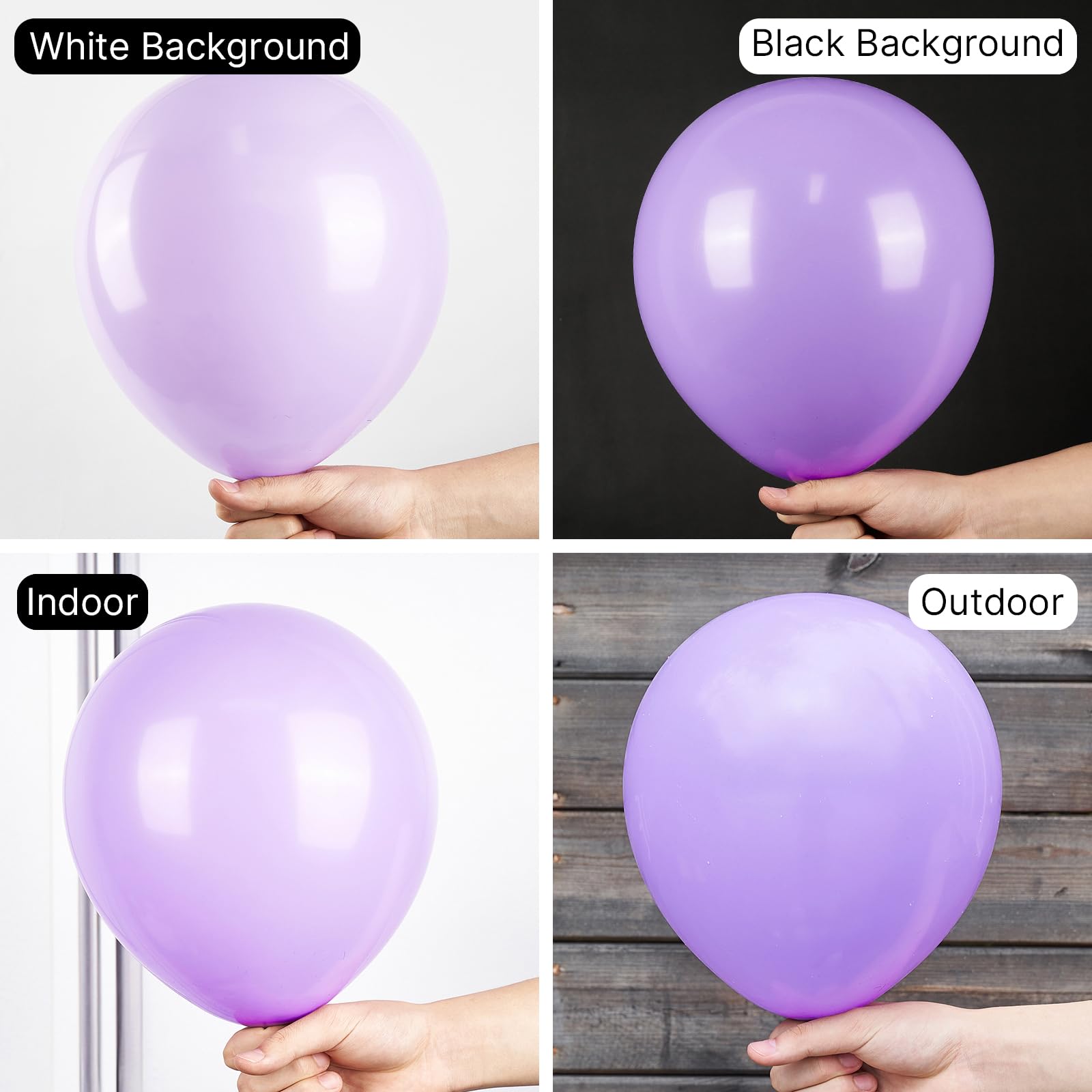 Foto 3 pulgar | Globos Partywoo, Color Morado Pastel, 12 Pulgadas, 101 Unidades - Venta Internacional.