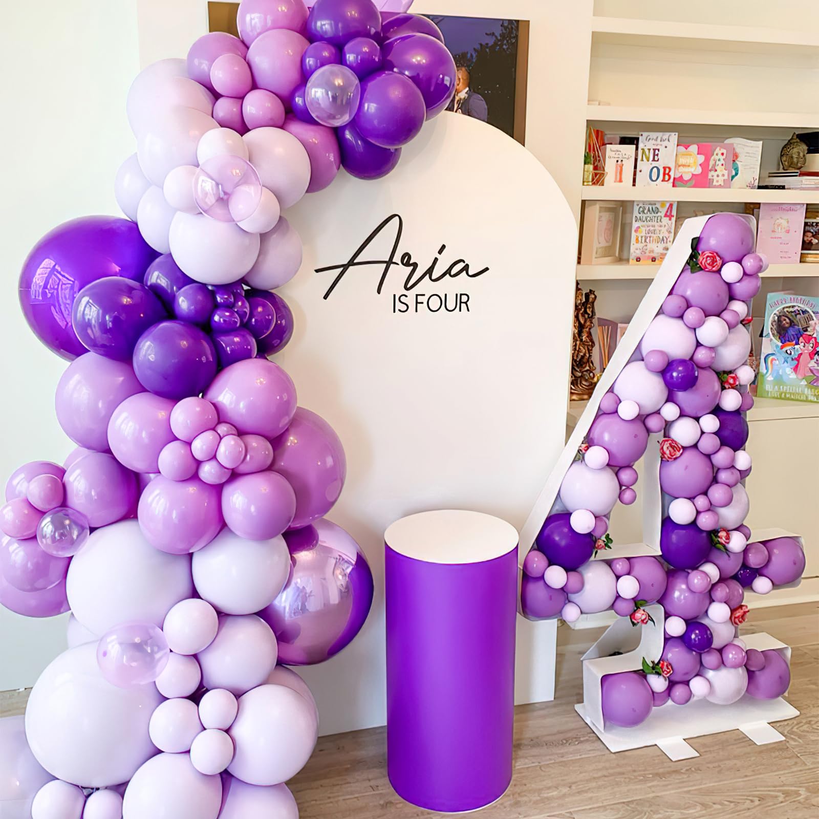 Foto 7 pulgar | Globos Partywoo, Color Morado Pastel, 12 Pulgadas, 101 Unidades - Venta Internacional.