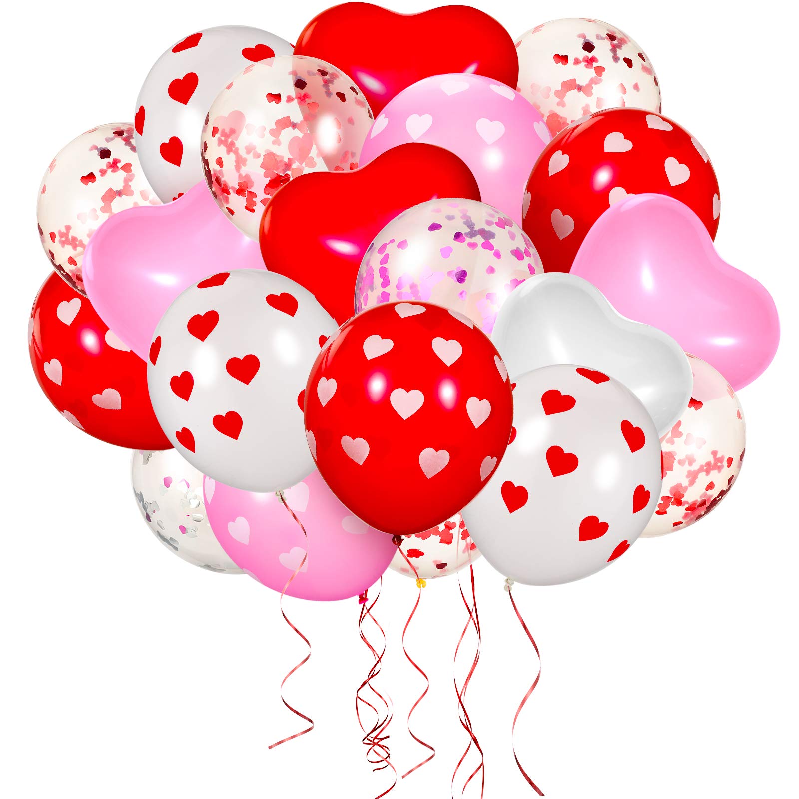 Foto 2 pulgar | Kit De Globos Skylety Para El Día De San Valentín, 90 Piezas, Con Forma De Corazón - Venta Internacional.