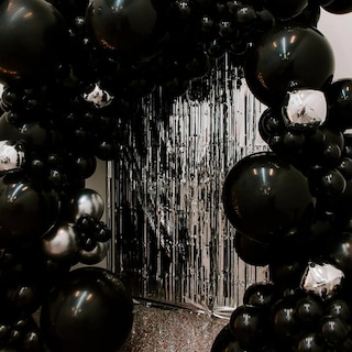 Foto 6 | Balloon Partywoo Black, 142 Unidades, Diferentes Tamaños, Con Kit De Arco - Venta Internacional.