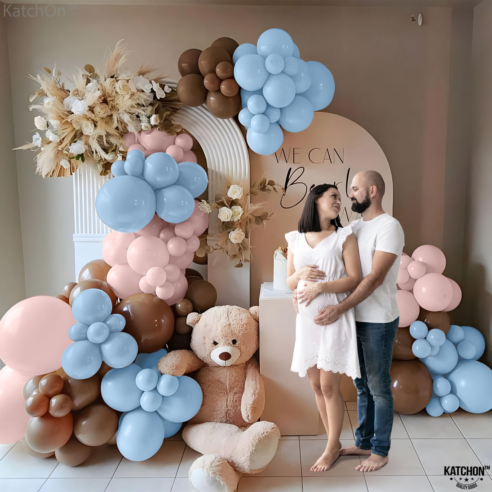 Foto 5 pulgar | Kit De Guirnaldas Con Globos Katchon, Azul, Marrón Tostado, Paquete De 166 - Venta Internacional.