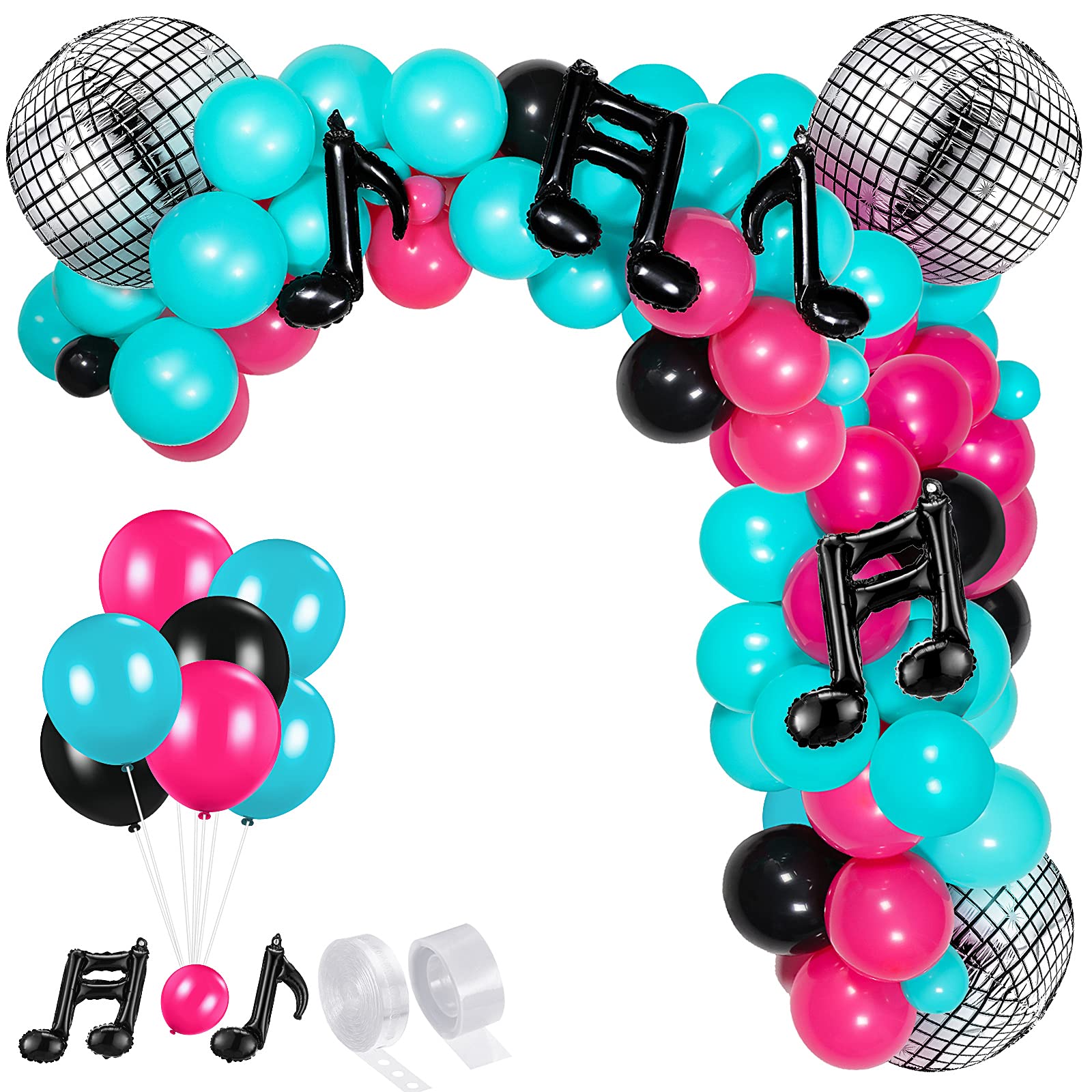 Foto 2 pulgar | Kit De Guirnaldas Con Forma De Arco Con Forma De Globo, Skylety Music, Decoración De Cumpleaños - Venta Internacional.